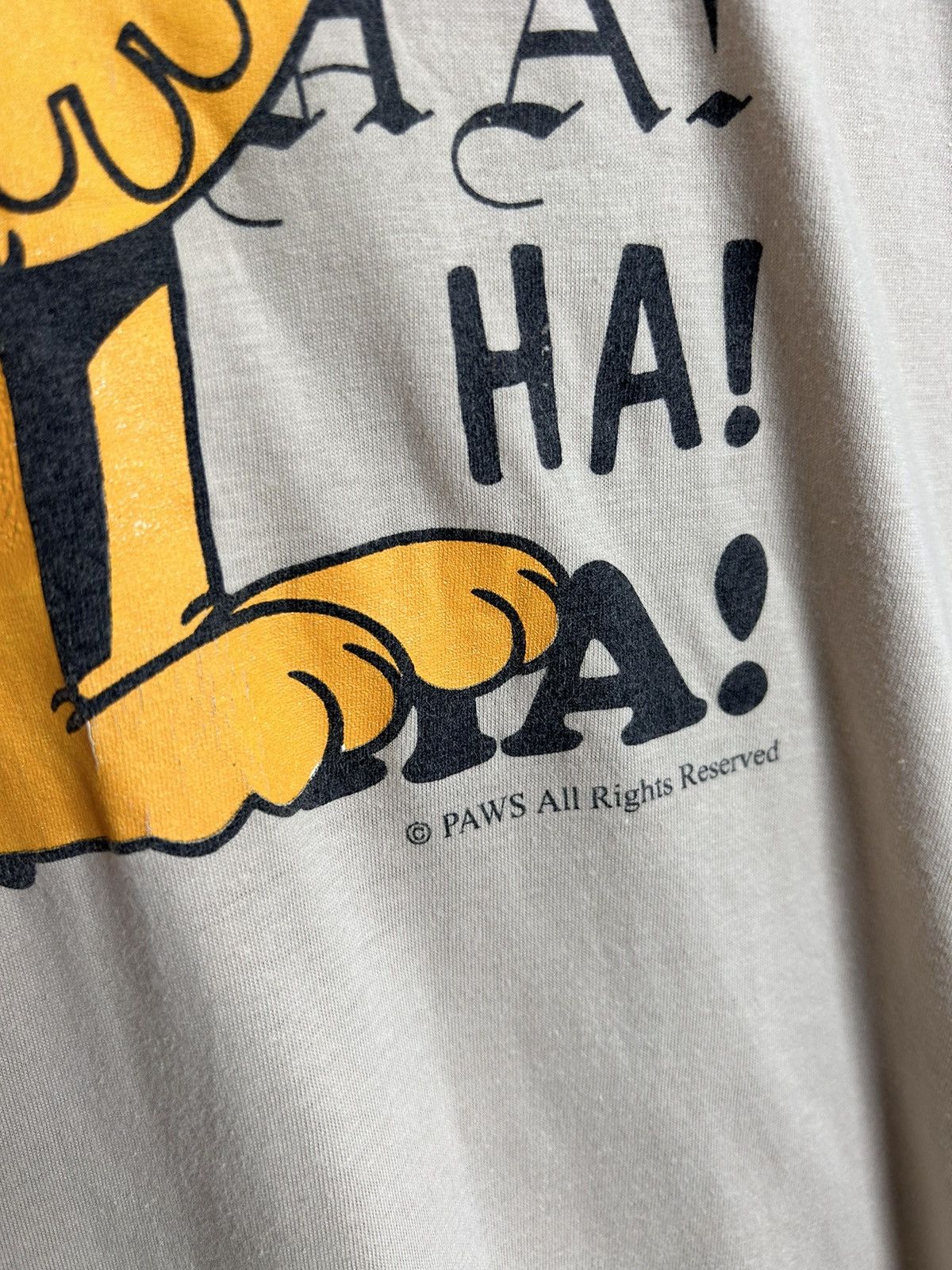 Vintage 90s Vintage Garfield Paws Last Laugh Practice T-Shirt Size US M / EU 48-50 / 2 - 5 Thumbnail