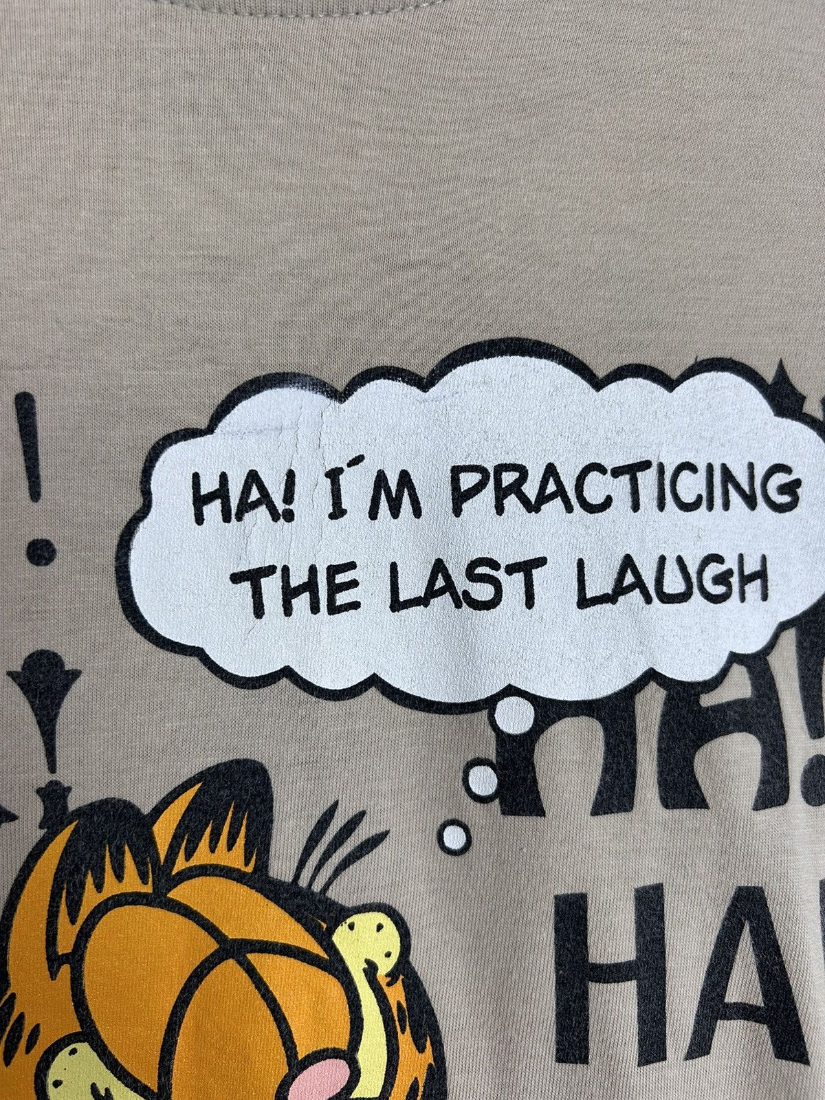 Vintage 90s Vintage Garfield Paws Last Laugh Practice T-Shirt Size US M / EU 48-50 / 2 - 3 Thumbnail