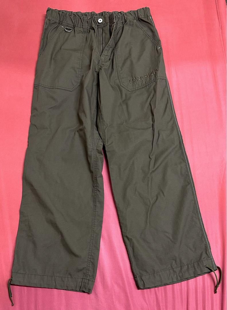 And Wander Ripstop Grip Swany Takibi Olive Pants Size US 34 / EU 50 - 1 Thumbnail