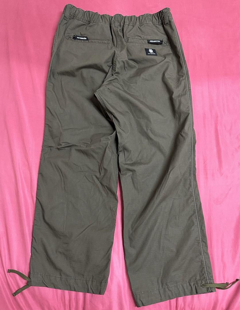 And Wander Ripstop Grip Swany Takibi Olive Pants Size US 34 / EU 50 - 2 Thumbnail