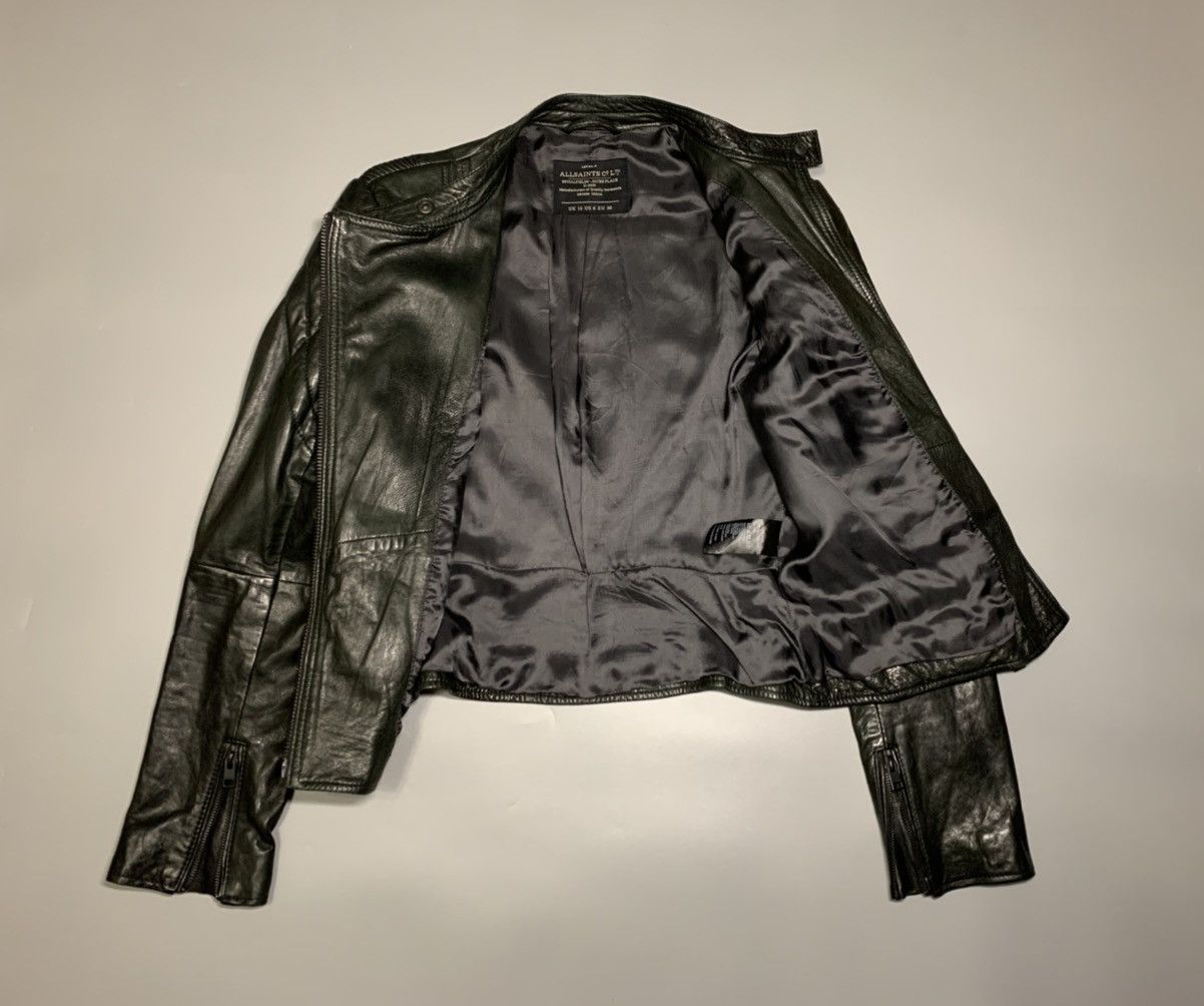 AllSaints Leather Jacket Women size us 6