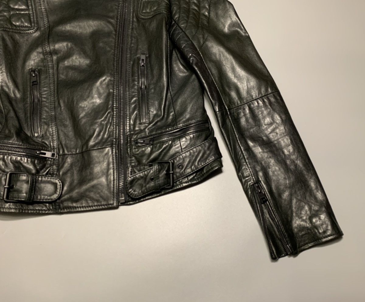 AllSaints Leather Jacket Women size us 6