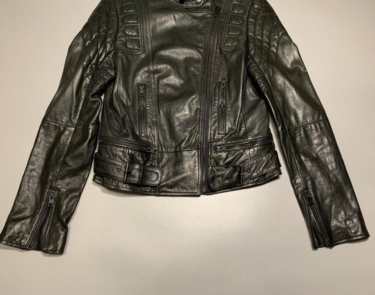 AllSaints Leather Jacket Women size us 6