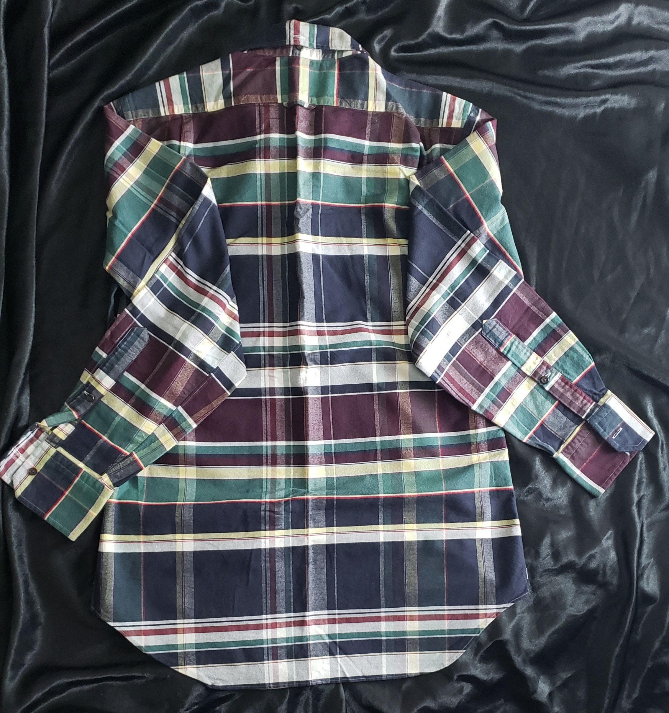 Thom Browne Thom Browne Multi Color Plaid Shirt Size US L / EU 52-54 / 3 - 3 Thumbnail