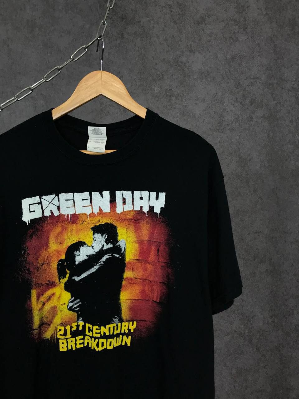 Band Tees Green Day 2010 vintage cult rock band tour tee Size US L / EU 52-54 / 3 - 4 Thumbnail