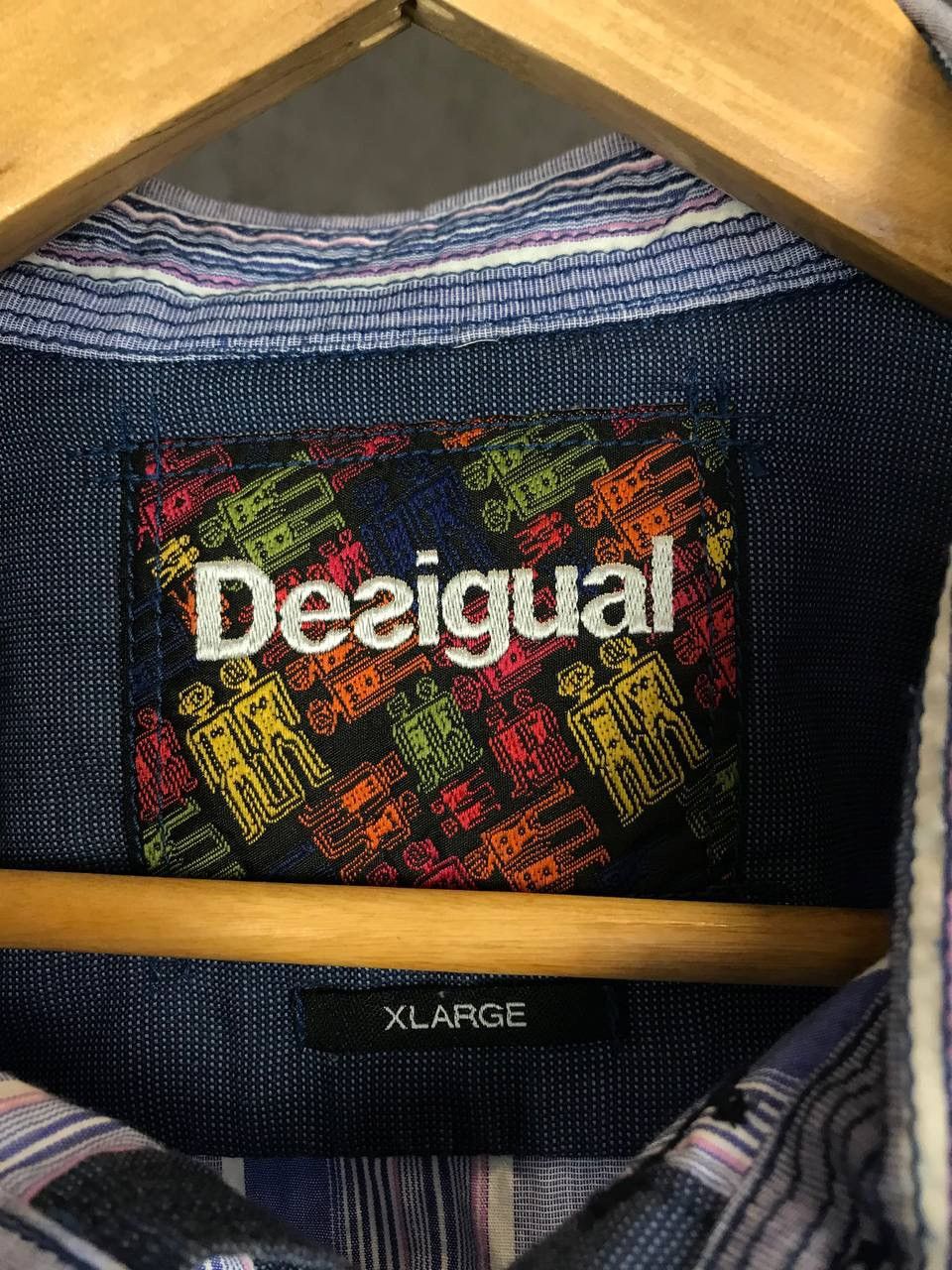 Desigual Desigual luxury crazy designer art overprinted shirt Size US XL / EU 56 / 4 - 3 Thumbnail