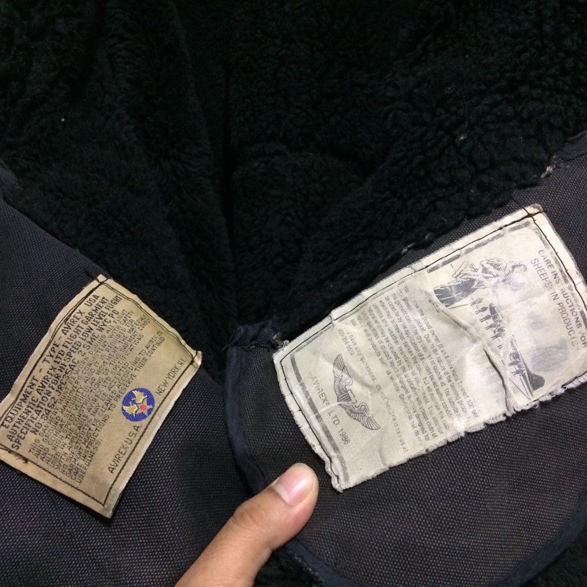 Avirex Limited 50's AVIREX Type B-3 U.S.A.A.F Sheepskins Shearling Size US M / EU 48-50 / 2 - 6 Thumbnail