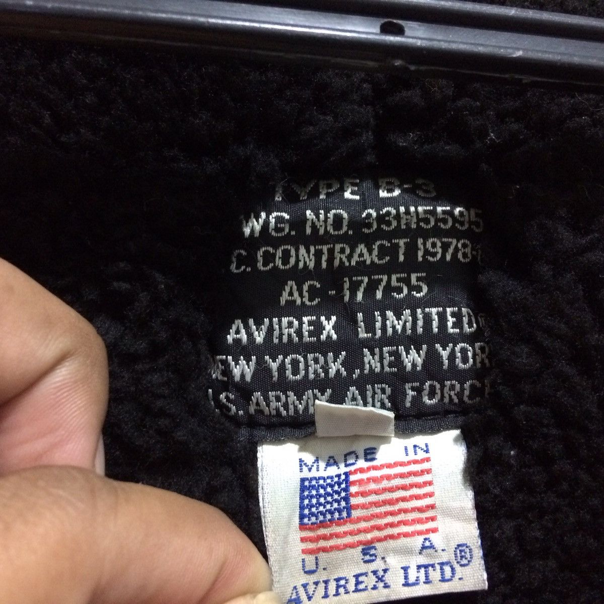 Avirex Limited 50's AVIREX Type B-3 U.S.A.A.F Sheepskins Shearling Size US M / EU 48-50 / 2 - 7 Thumbnail