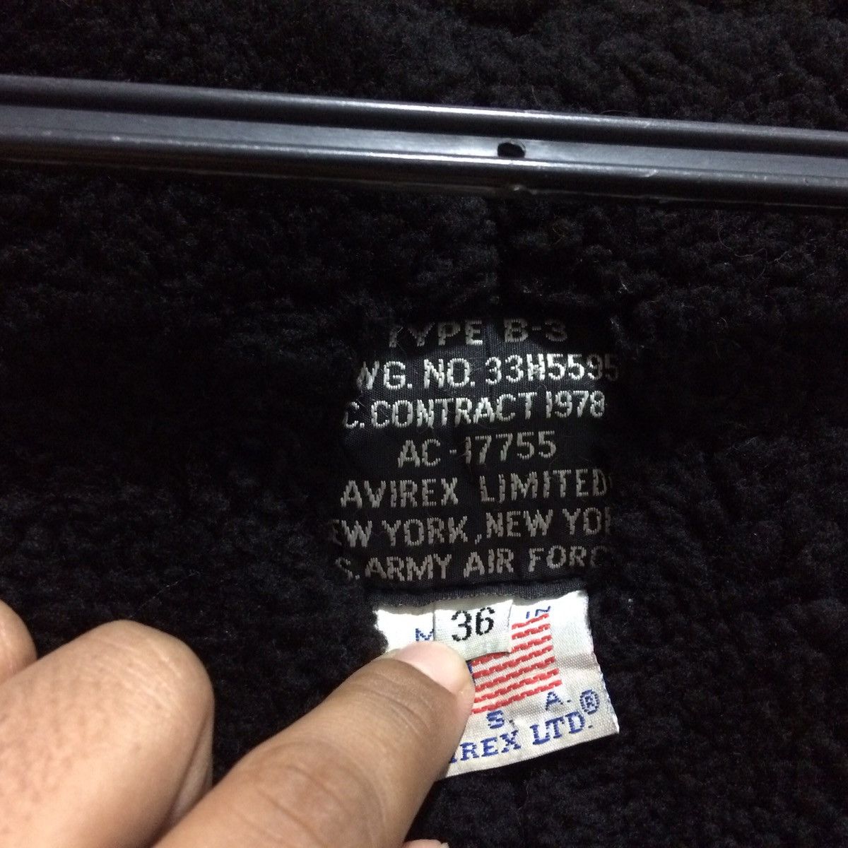 Avirex Limited 50's AVIREX Type B-3 U.S.A.A.F Sheepskins Shearling Size US M / EU 48-50 / 2 - 8 Thumbnail