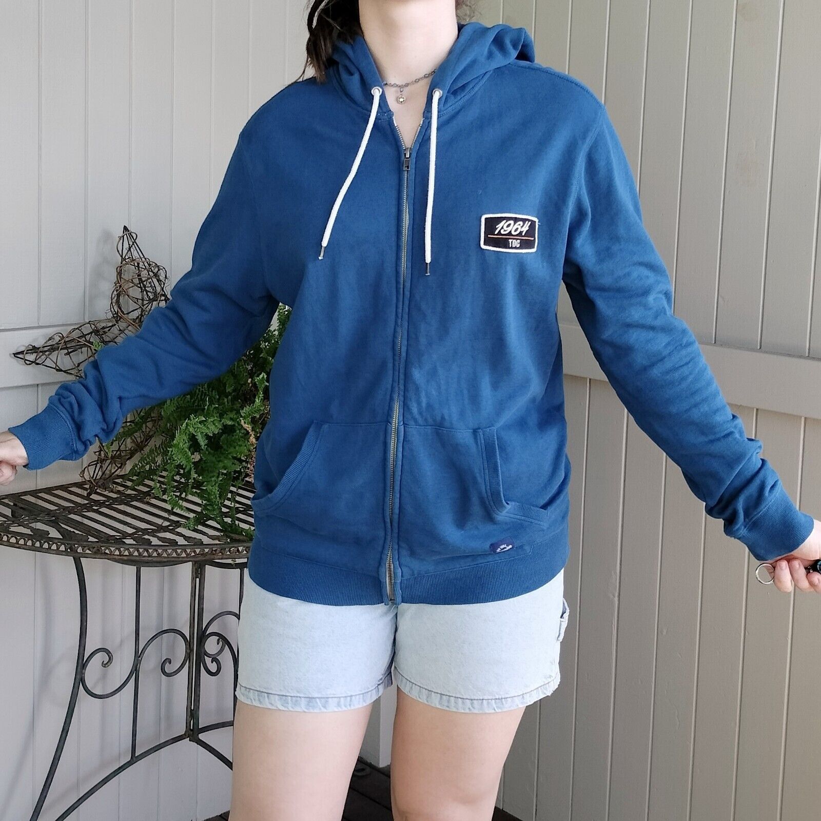 Designer The 1964 Denim Company Jacket Cotton Knit Full Zip Size US L / EU 52-54 / 3 - 3 Thumbnail