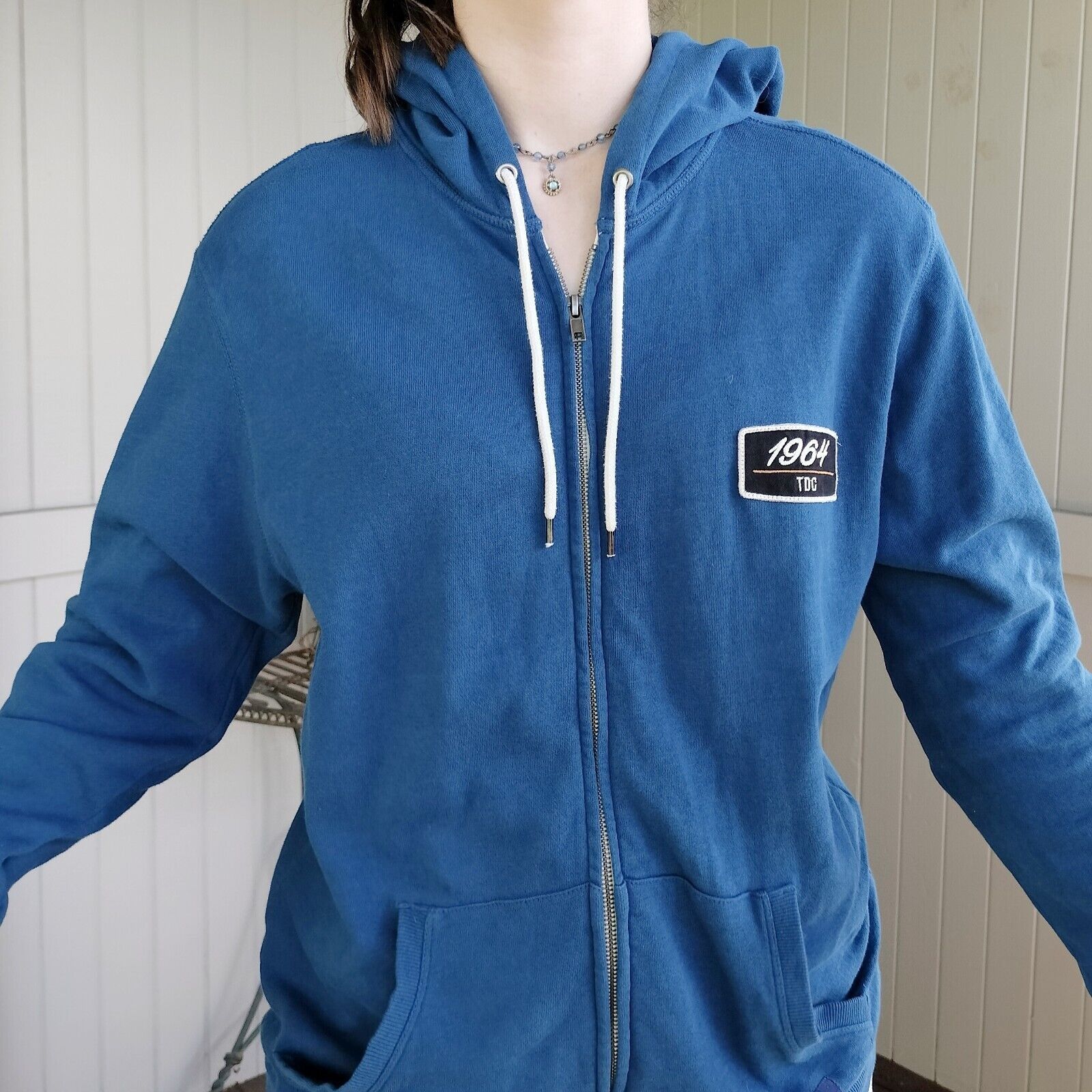 Designer The 1964 Denim Company Jacket Cotton Knit Full Zip Size US L / EU 52-54 / 3 - 5 Thumbnail