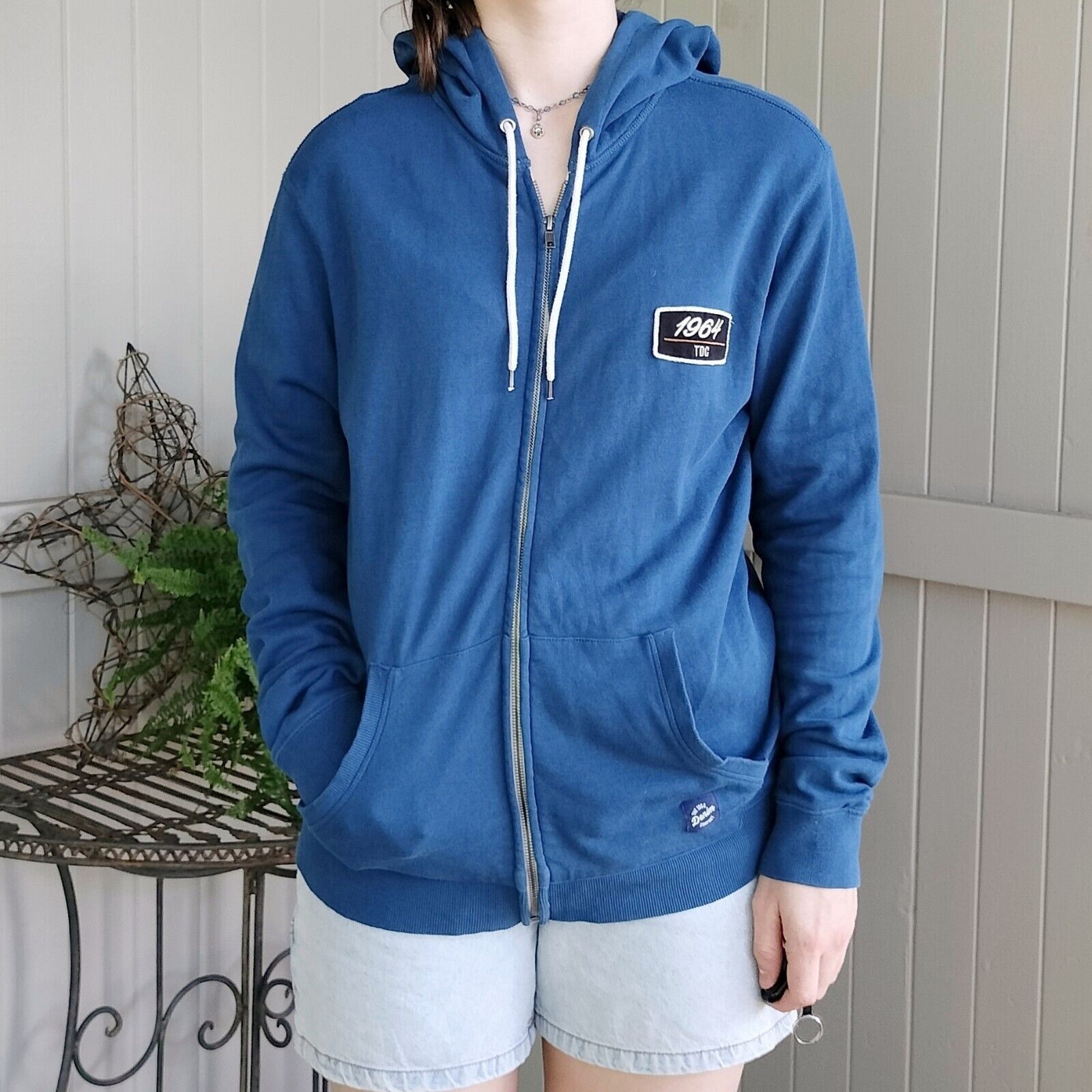 Designer The 1964 Denim Company Jacket Cotton Knit Full Zip Size US L / EU 52-54 / 3 - 2 Thumbnail