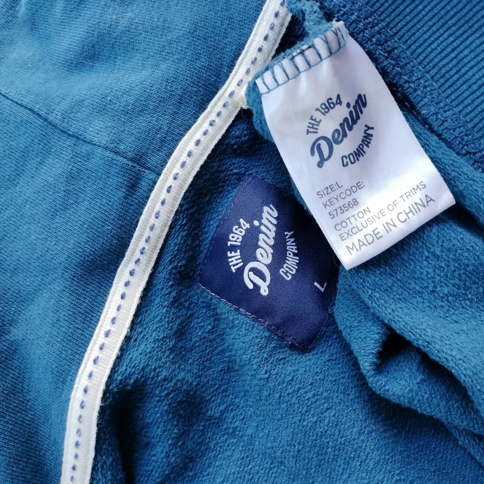Designer The 1964 Denim Company Jacket Cotton Knit Full Zip Size US L / EU 52-54 / 3 - 6 Thumbnail