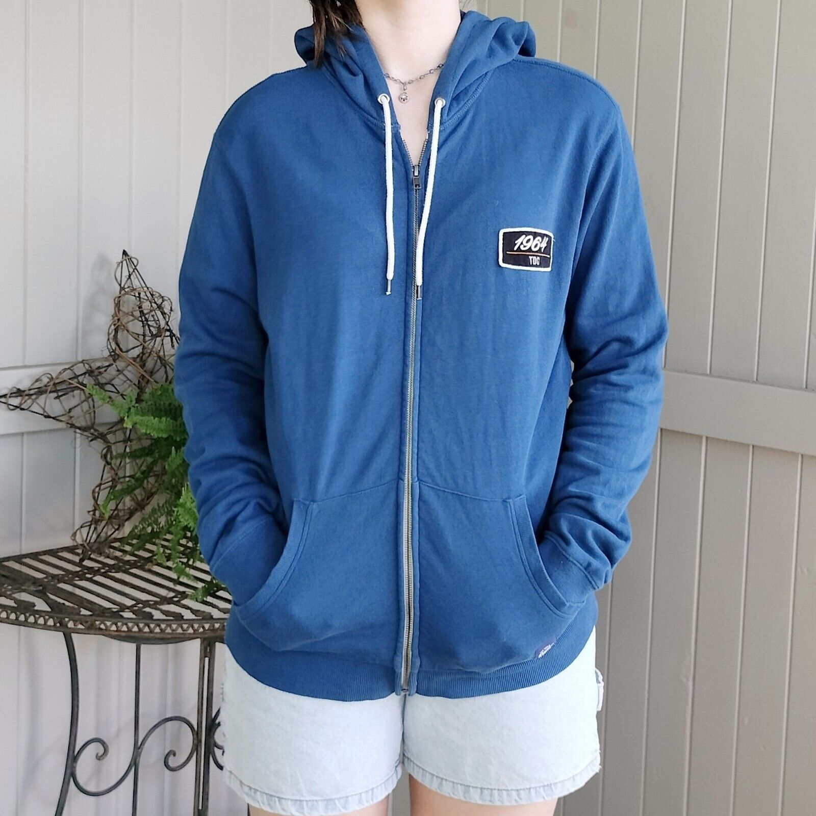 Designer The 1964 Denim Company Jacket Cotton Knit Full Zip Size US L / EU 52-54 / 3 - 1 Thumbnail