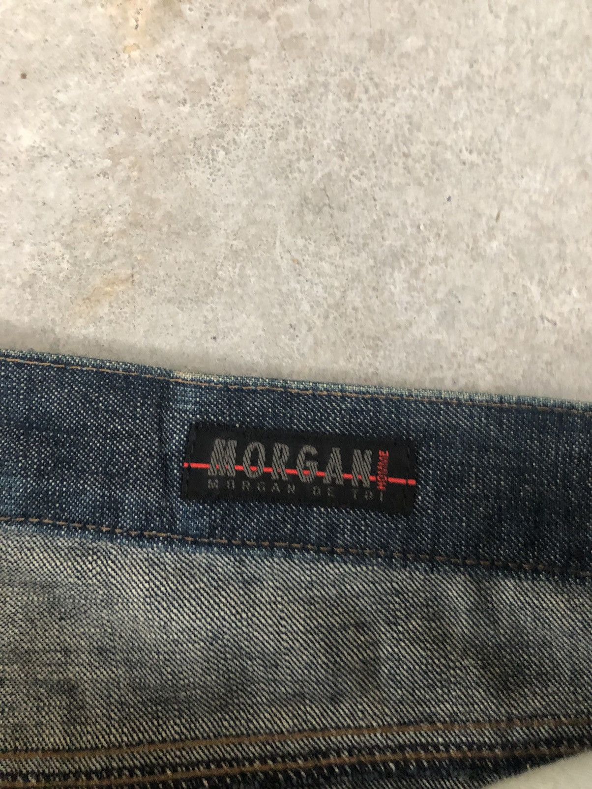 Morgan Homme MORGAN HOMME Denim Distressed Jeans made in japan Size US 30 / EU 46 - 11 Thumbnail