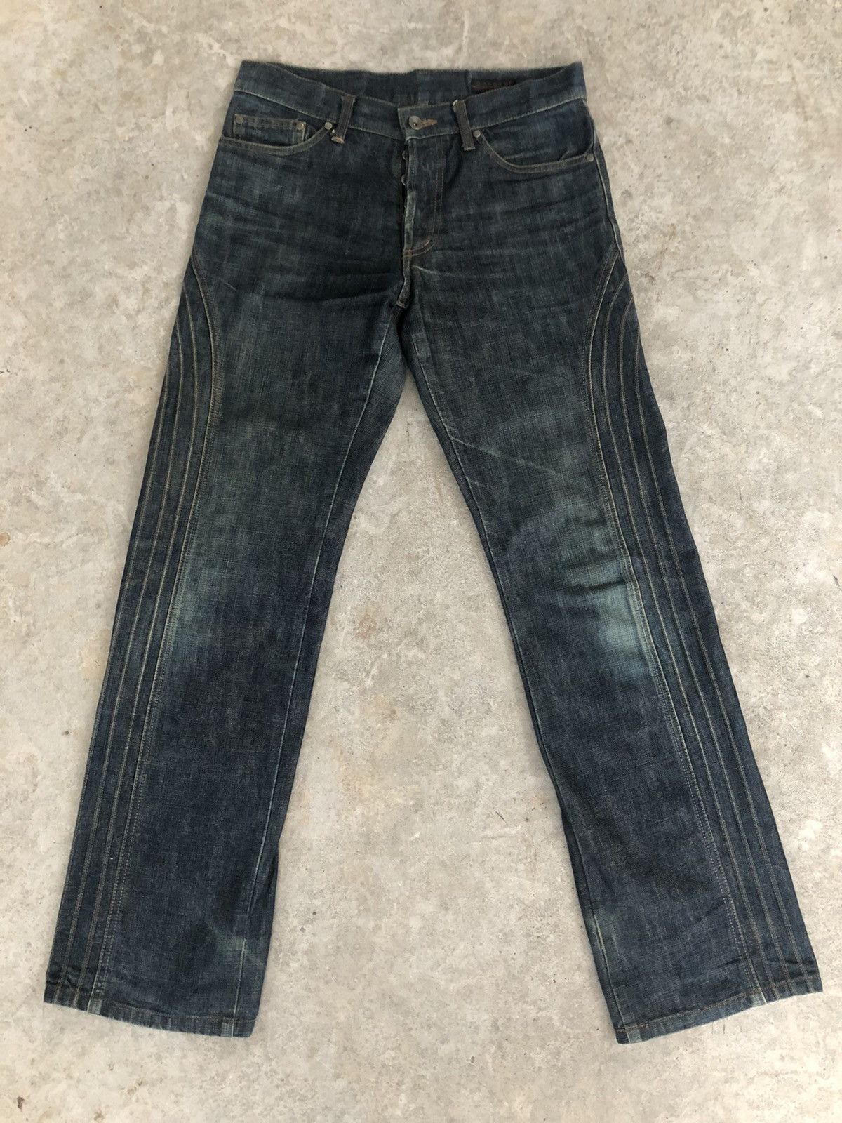 Morgan Homme MORGAN HOMME Denim Distressed Jeans made in japan Size US 30 / EU 46 - 1 Thumbnail