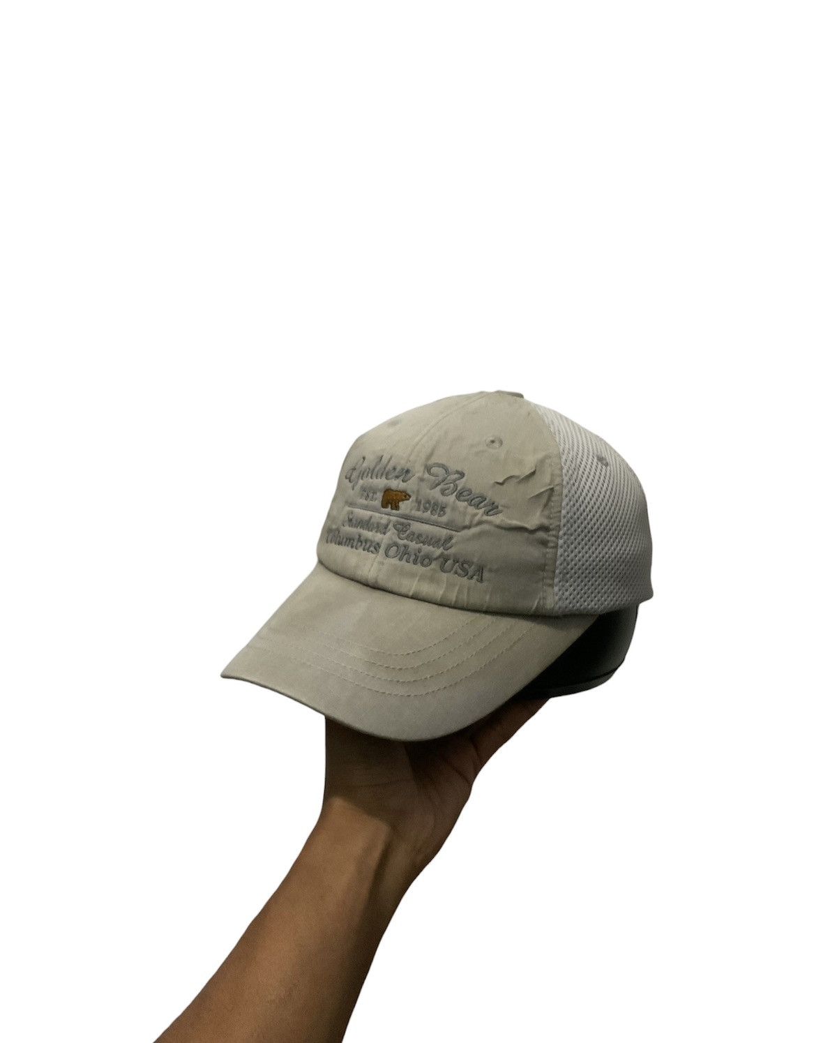 image of Archival Clothing x Golden Bear Vintage Golden Bear Columbus Ohio Usa Trucker Hat in Grey, Men's