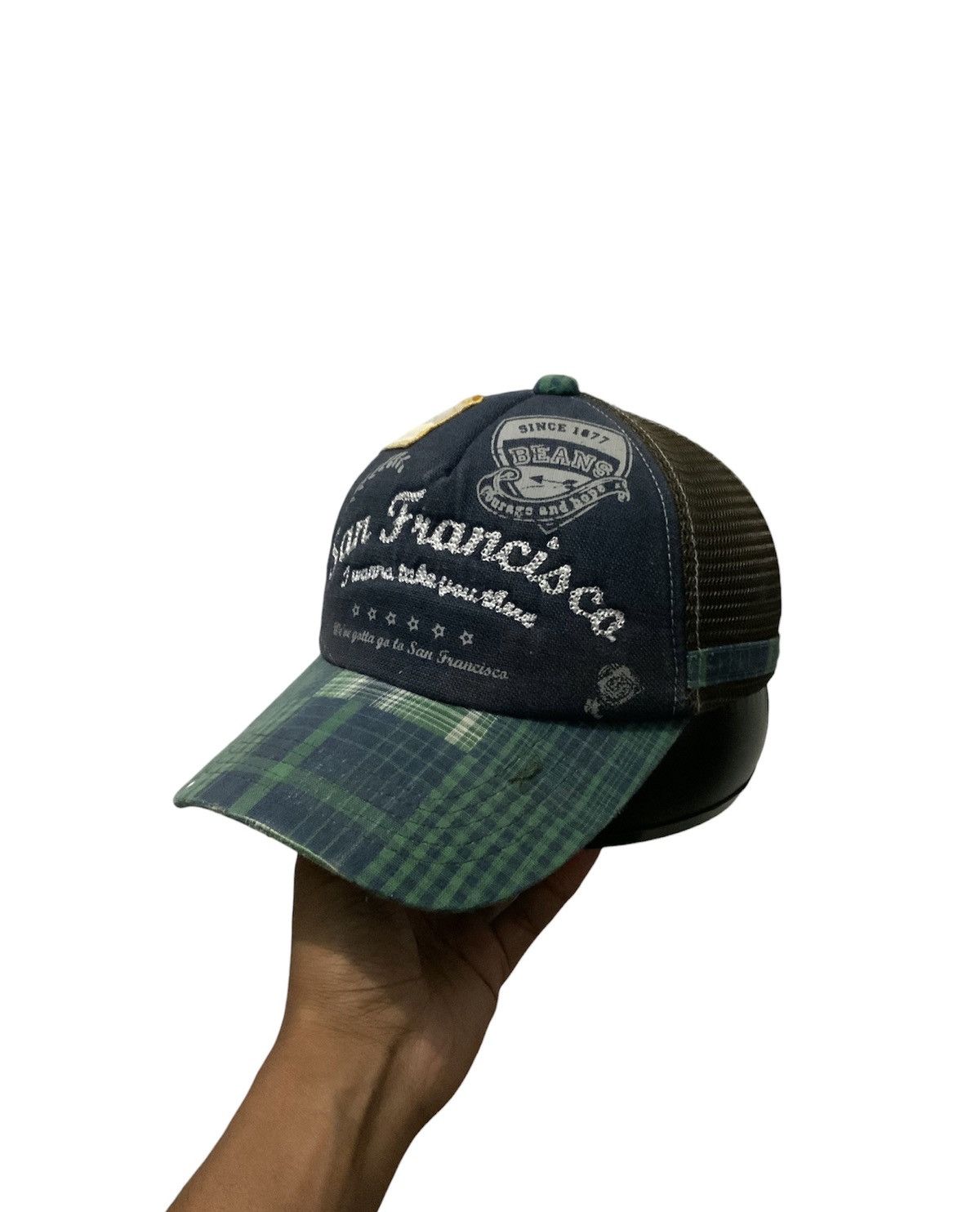 Japanese Brand SAN FRANCISCO Patches Trucker Hat Cap Size ONE SIZE - 2 Thumbnail