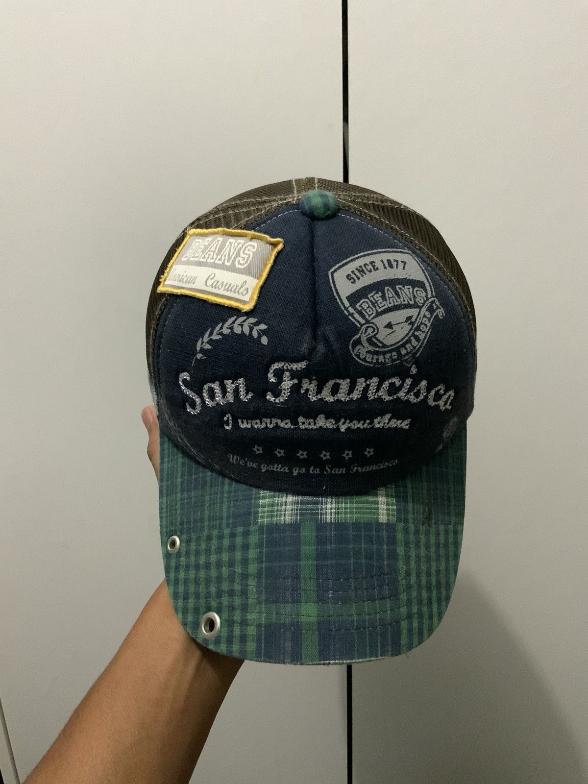 Japanese Brand SAN FRANCISCO Patches Trucker Hat Cap Size ONE SIZE - 6 Thumbnail