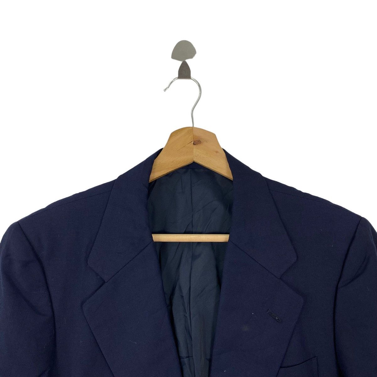 Burberry Vintage BURBERRYS Plain Navy Blazer Coat Jacket Size US S / EU 44-46 / 1 - 2 Thumbnail