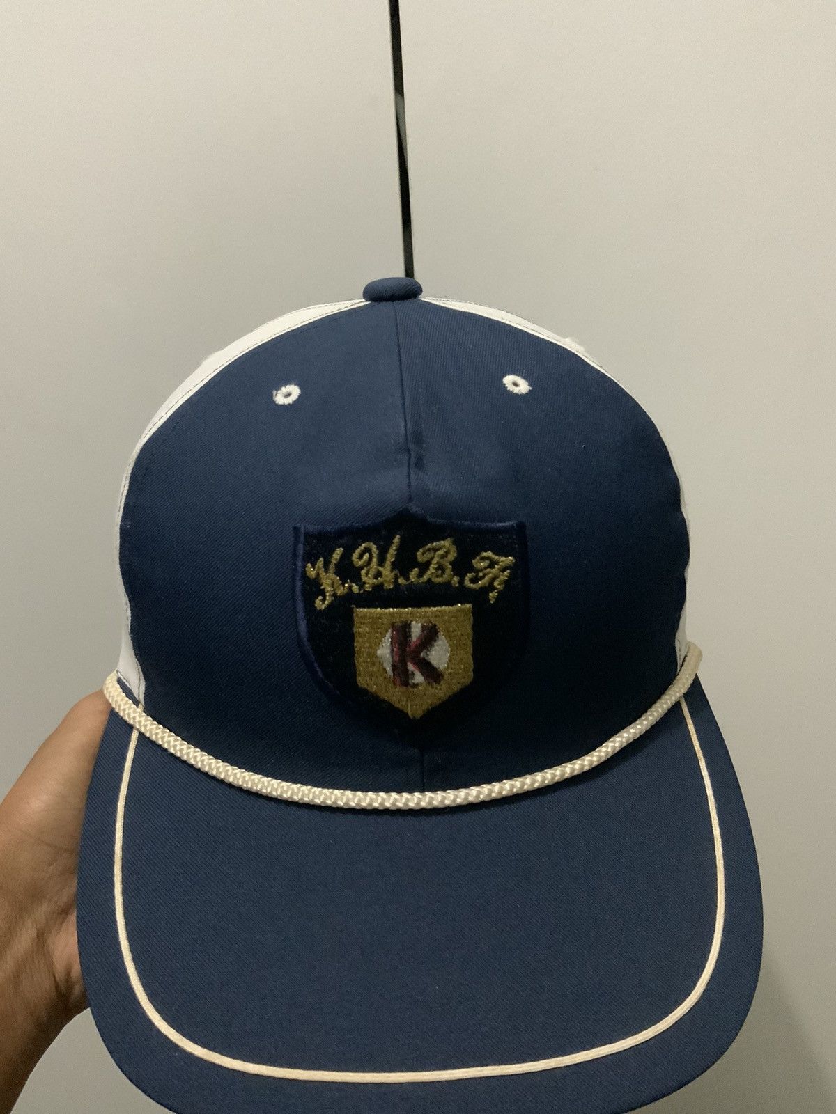 Japanese Brand Vintage Japan Made K.H.B.J Colourful Hat Cap Size ONE SIZE - 7 Thumbnail