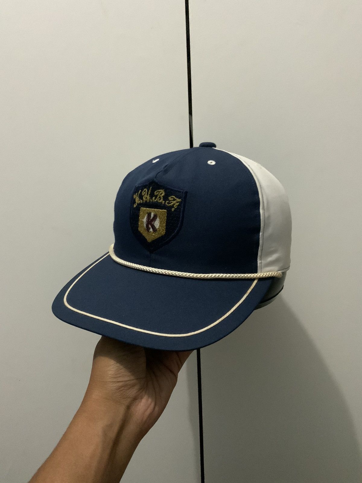 Japanese Brand Vintage Japan Made K.H.B.J Colourful Hat Cap Size ONE SIZE - 2 Thumbnail