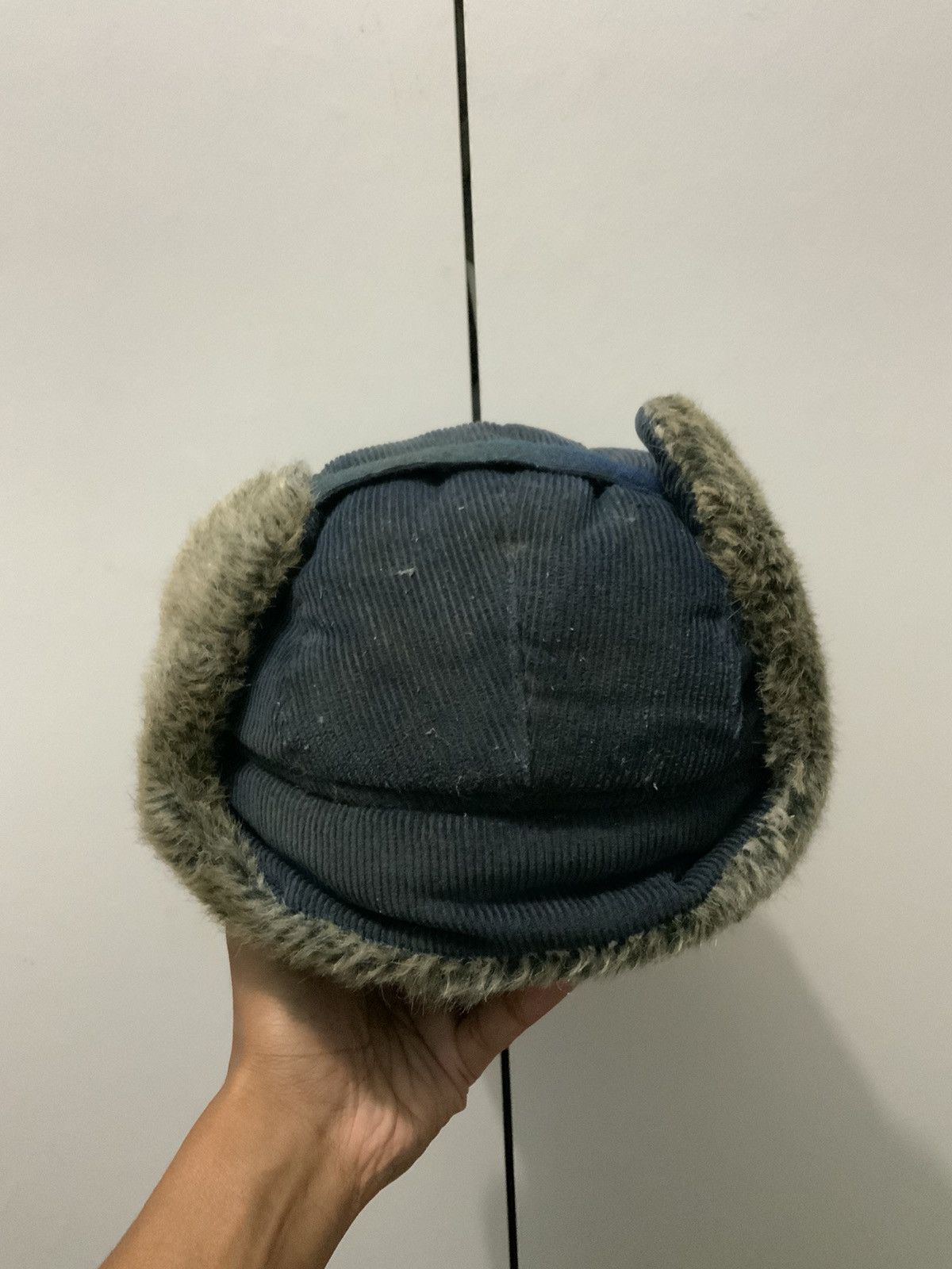 Japanese Brand Faux Fur Mohair Corduroi Winter Session Ski Hat Cap Size ONE SIZE - 3 Thumbnail