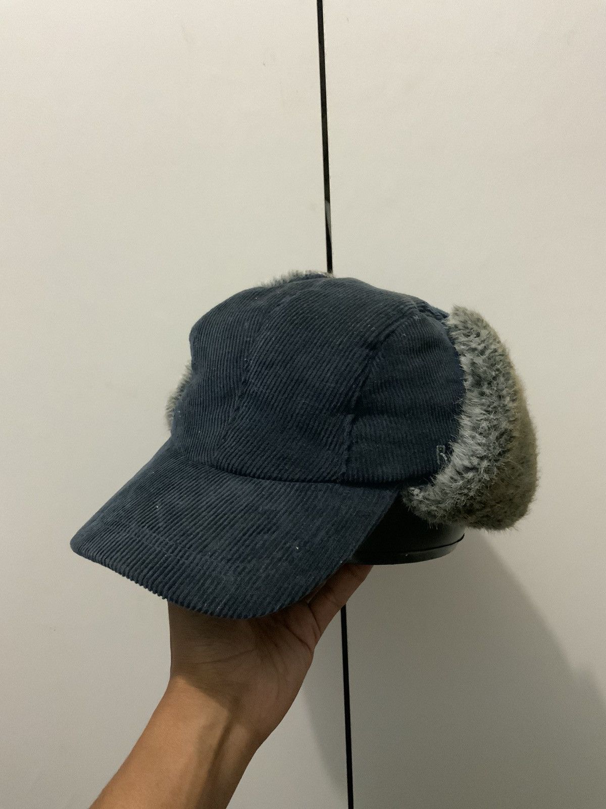 Japanese Brand Faux Fur Mohair Corduroi Winter Session Ski Hat Cap Size ONE SIZE - 1 Thumbnail