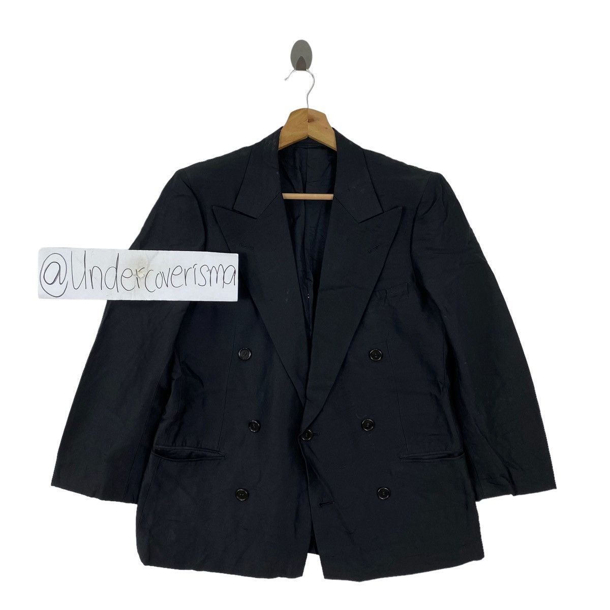 YVES SAINT LAURENT Ysl Italy Black Blazer Coat Jacket
