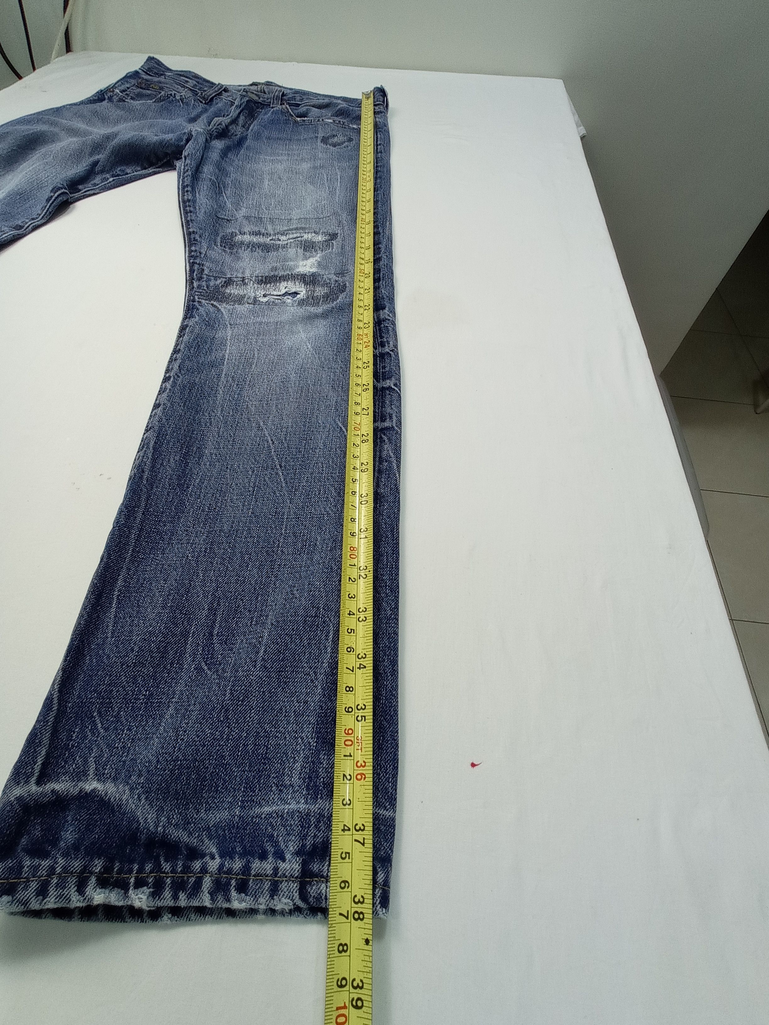 Polo Ralph Lauren Polo Ralph Lauren Distressed Denim Pants Size US 30 / EU 46 - 19 Thumbnail