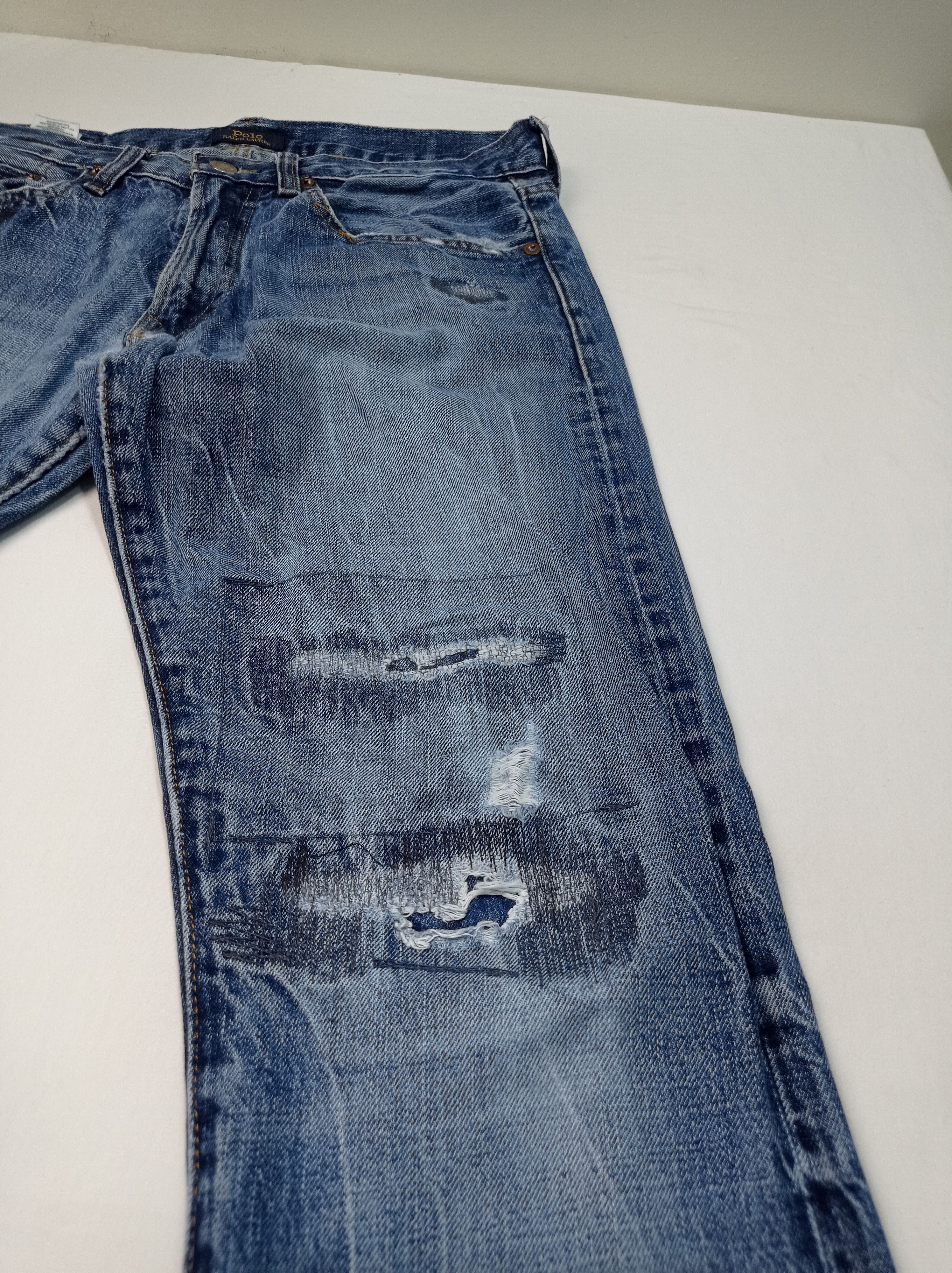 Polo Ralph Lauren Polo Ralph Lauren Distressed Denim Pants Size US 30 / EU 46 - 9 Thumbnail