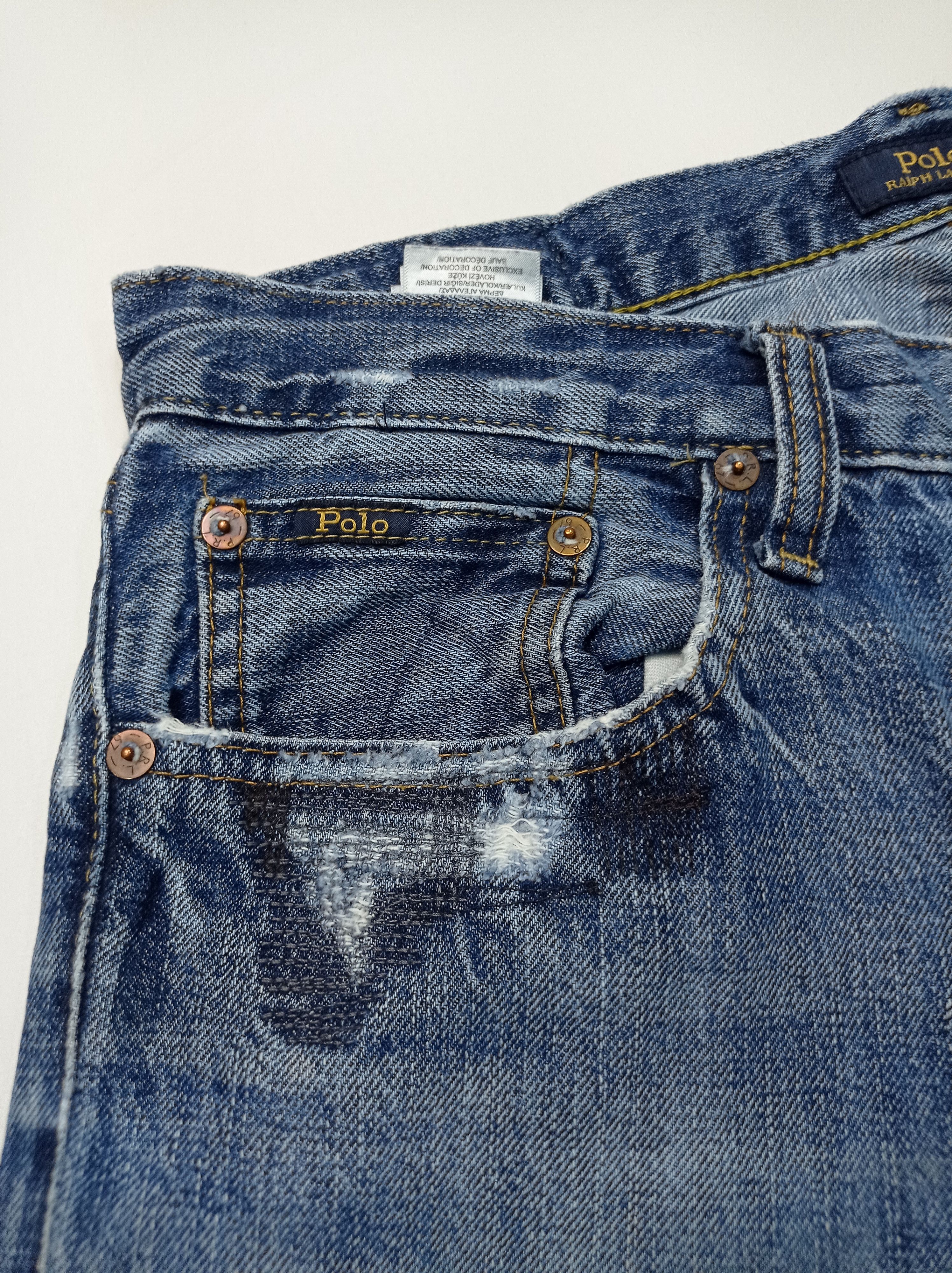 Polo Ralph Lauren Polo Ralph Lauren Distressed Denim Pants Size US 30 / EU 46 - 8 Thumbnail