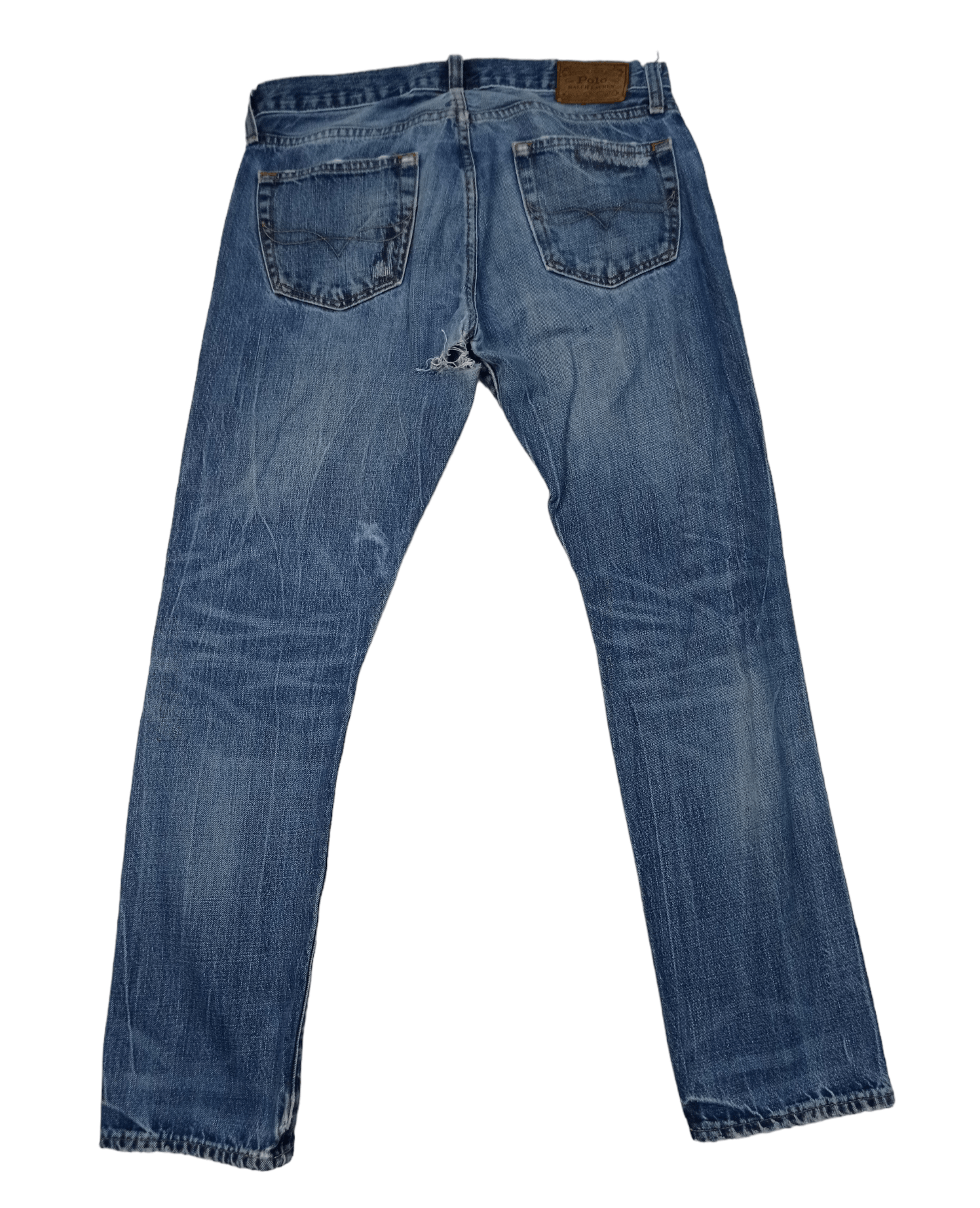 Polo Ralph Lauren Polo Ralph Lauren Distressed Denim Pants Size US 30 / EU 46 - 2 Thumbnail