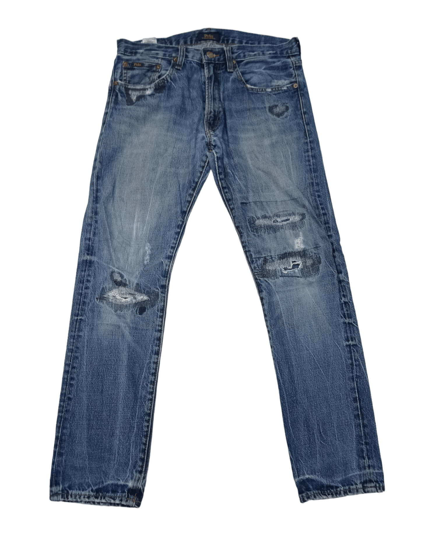 Polo Ralph Lauren Polo Ralph Lauren Distressed Denim Pants Size US 30 / EU 46 - 1 Thumbnail