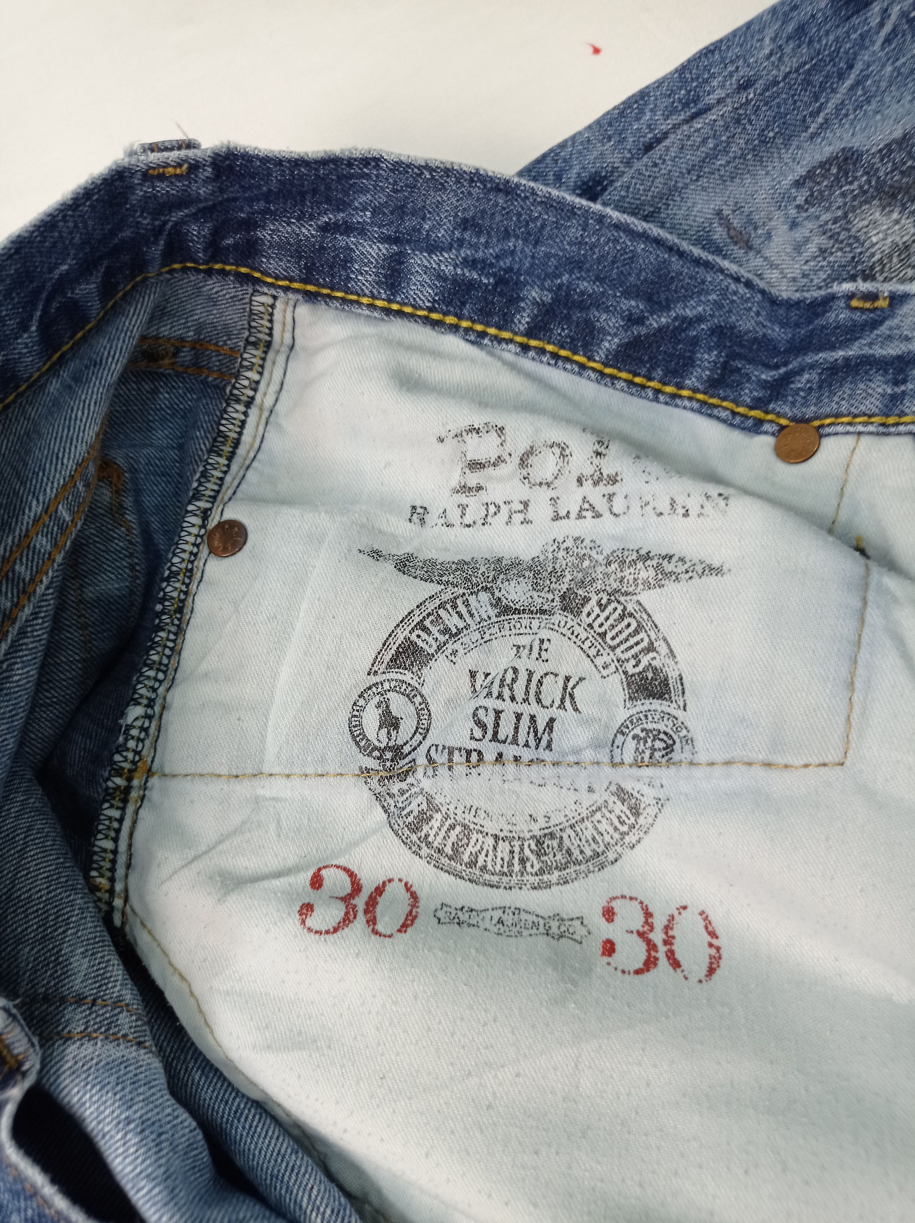Polo Ralph Lauren Polo Ralph Lauren Distressed Denim Pants Size US 30 / EU 46 - 3 Thumbnail