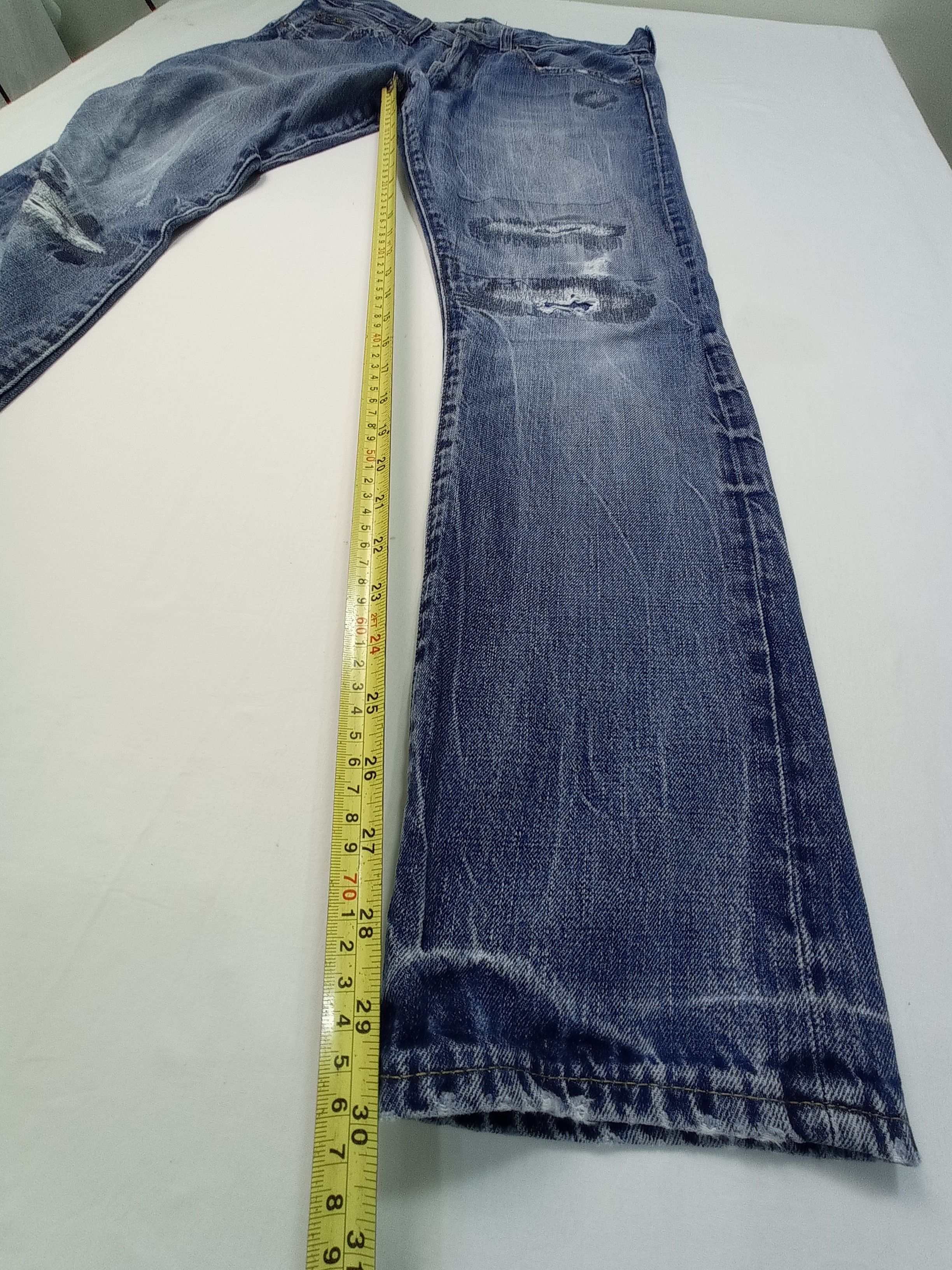 Polo Ralph Lauren Polo Ralph Lauren Distressed Denim Pants Size US 30 / EU 46 - 18 Thumbnail