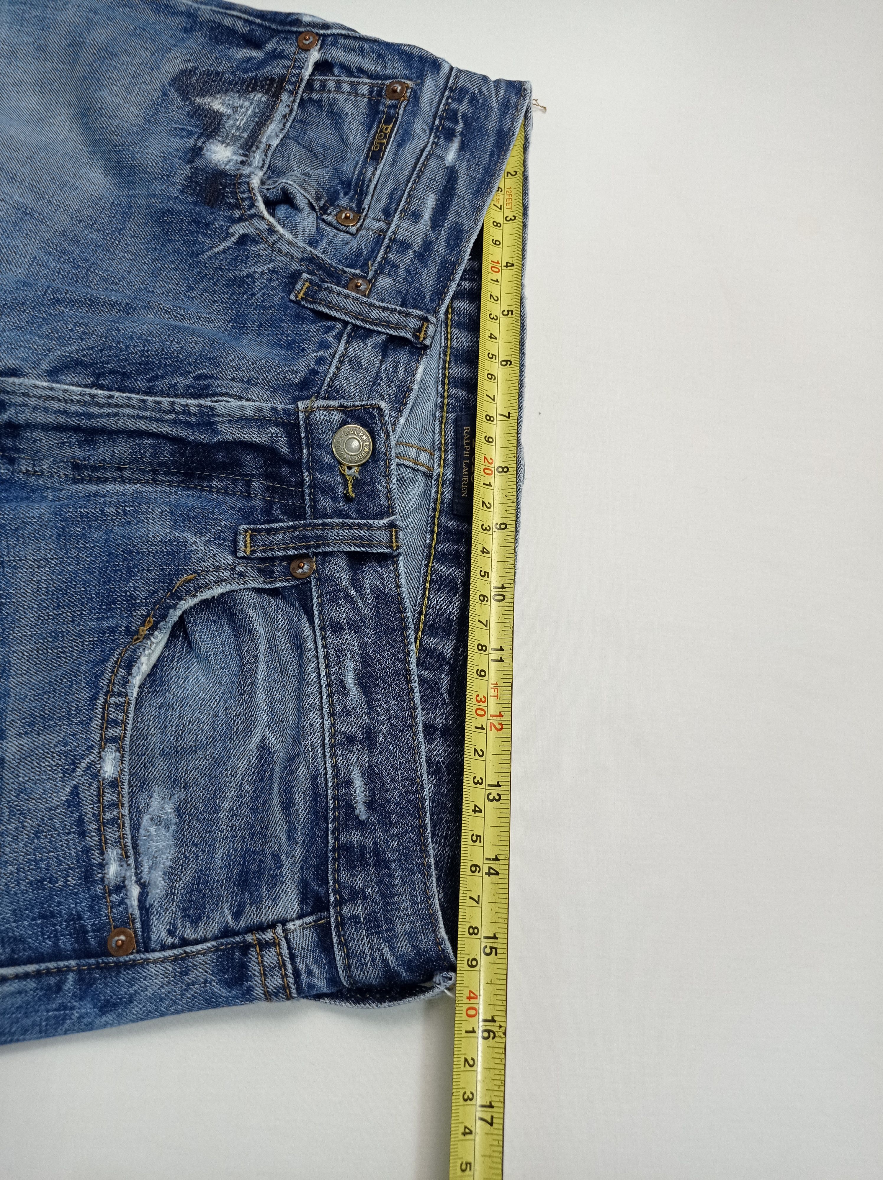 Polo Ralph Lauren Polo Ralph Lauren Distressed Denim Pants Size US 30 / EU 46 - 24 Thumbnail
