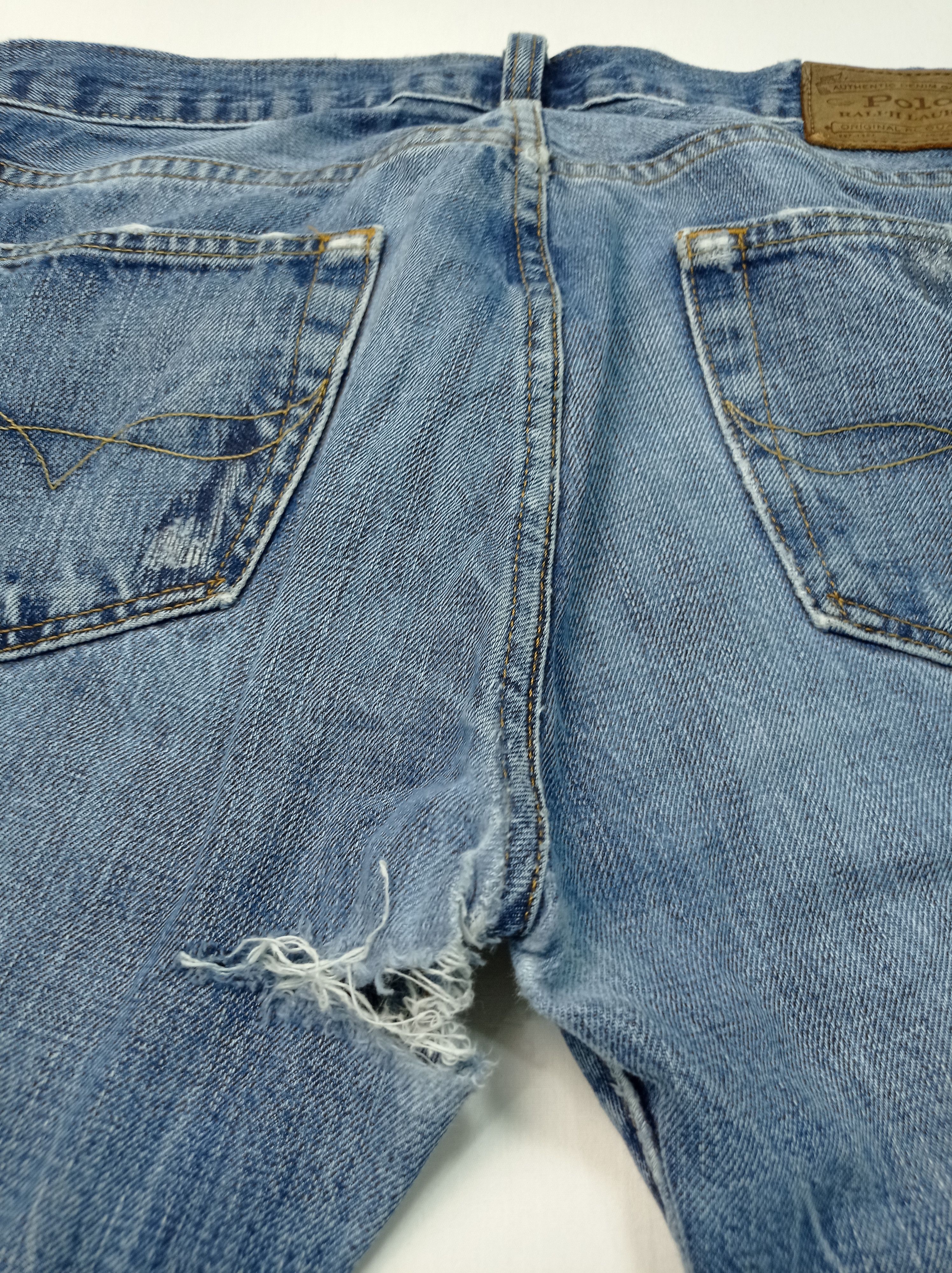 Polo Ralph Lauren Polo Ralph Lauren Distressed Denim Pants Size US 30 / EU 46 - 13 Thumbnail