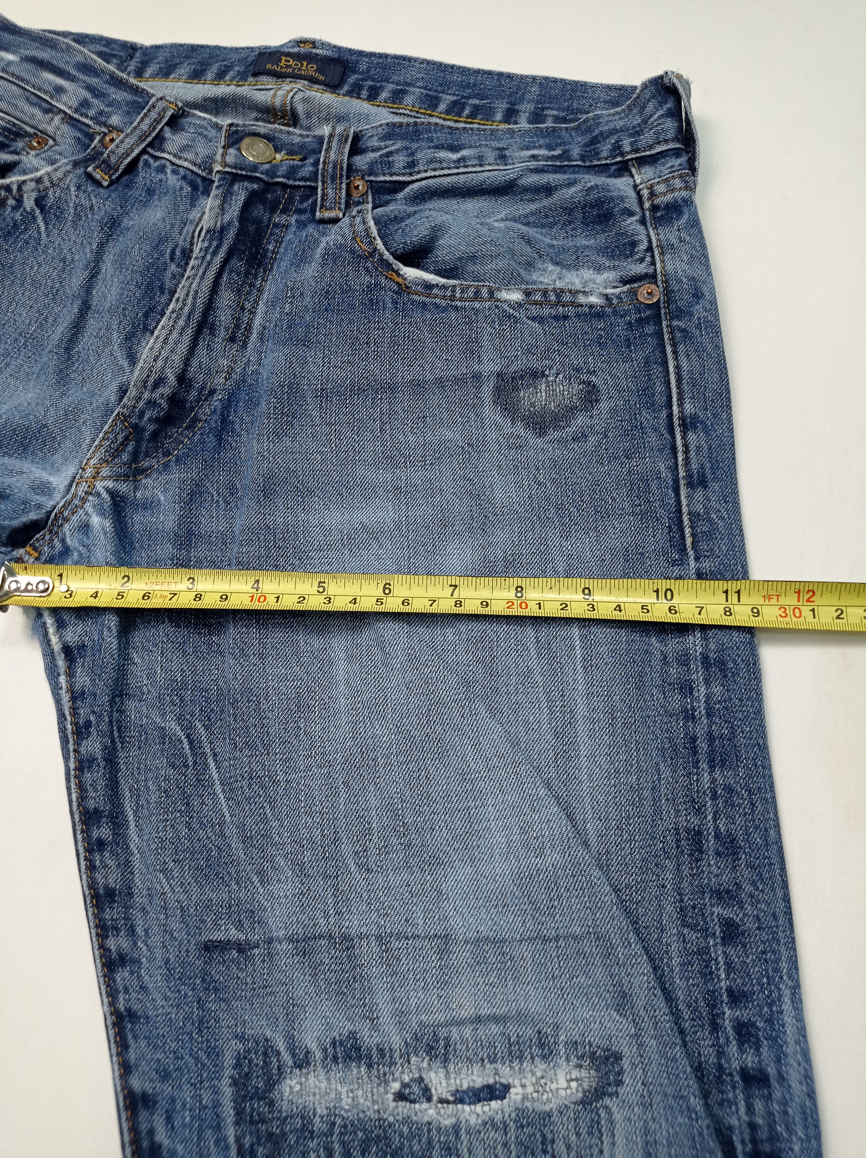 Polo Ralph Lauren Polo Ralph Lauren Distressed Denim Pants Size US 30 / EU 46 - 22 Thumbnail