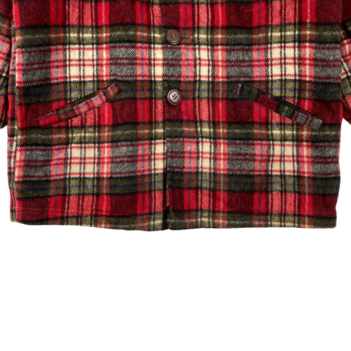Vintage Vintage VAN JAC Check Tartan Button Up Pockets Red Shirt Size US M / EU 48-50 / 2 - 3 Thumbnail