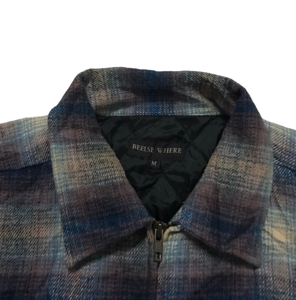 Vintage 🔥Beelse Where Zipper Check Jacket Size US M / EU 48-50 / 2 - 4 Thumbnail