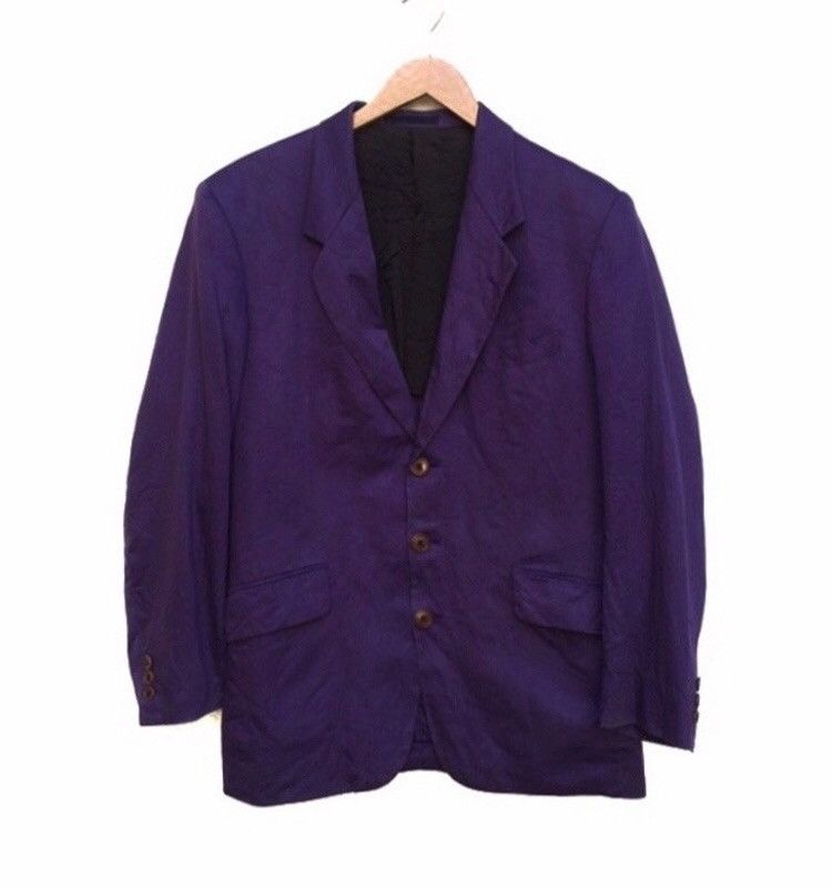Paul Smith × Vintage 🔥Mega Rare Purple Paul Smith Relaxing Blazer Size US S / EU 44-46 / 1 - 1 Thumbnail