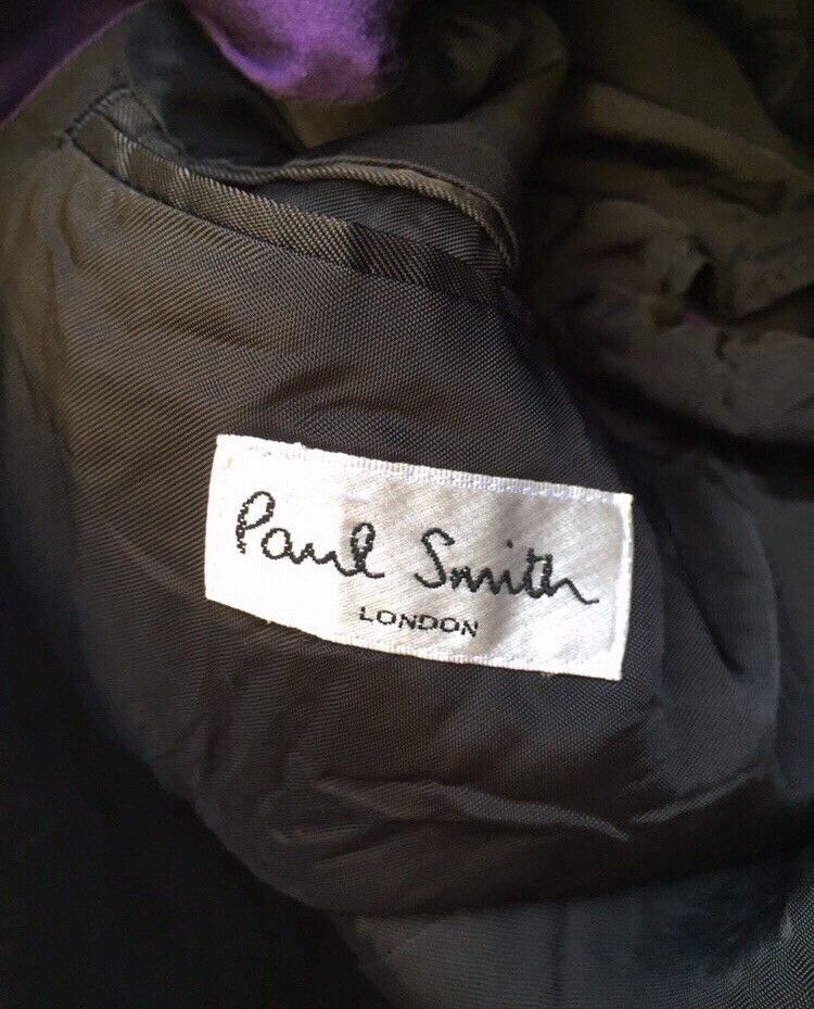 Paul Smith × Vintage 🔥Mega Rare Purple Paul Smith Relaxing Blazer Size US S / EU 44-46 / 1 - 3 Thumbnail