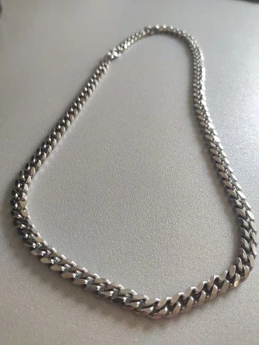 Other 7mm Silver Link Chain Size ONE SIZE - 3 Thumbnail