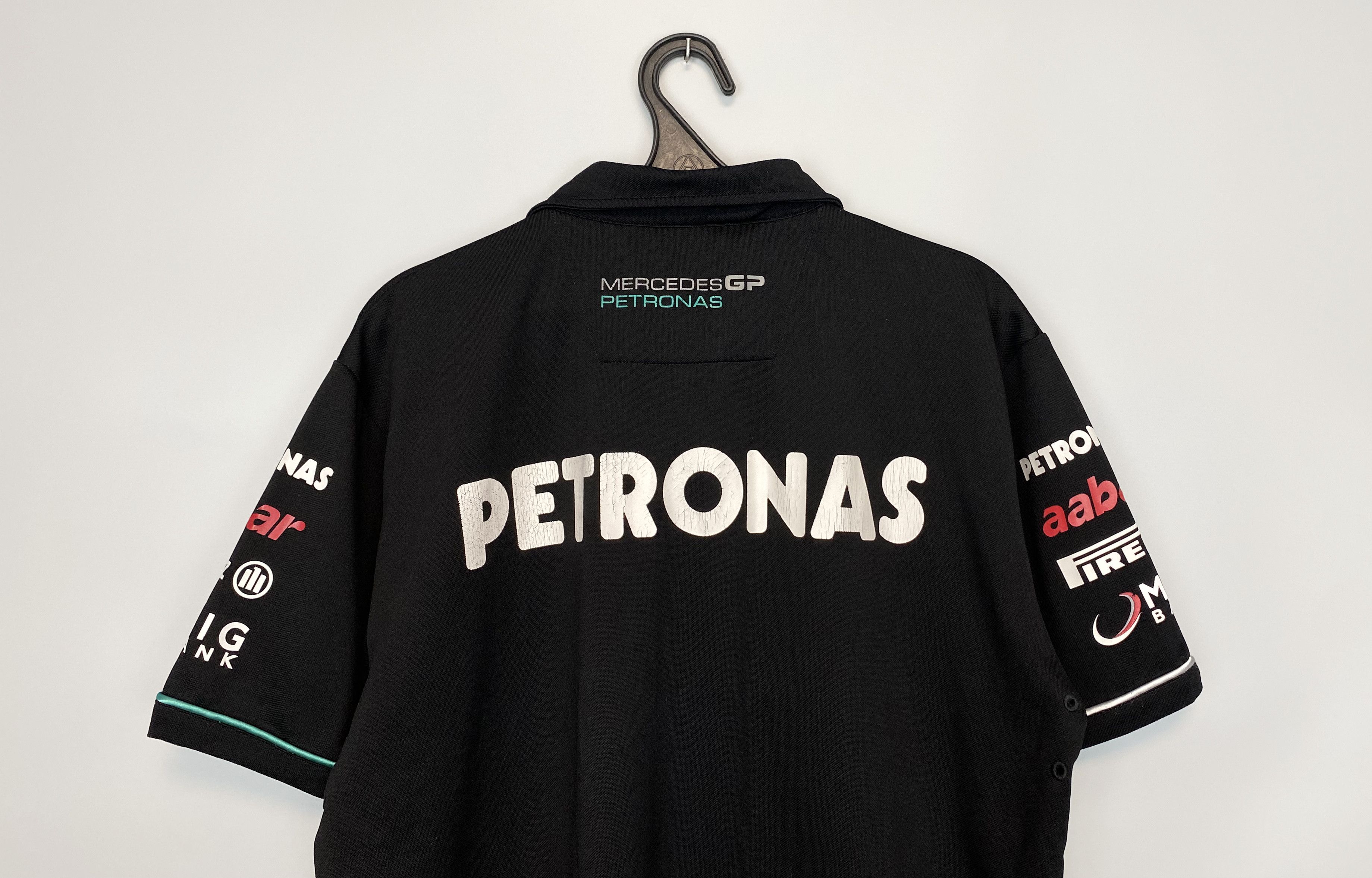 Formula 1 Vintage Mercedes AMG Petronas x Henri Lloyd F1 Formula1 Polo Size US L / EU 52-54 / 3 - 4 Thumbnail