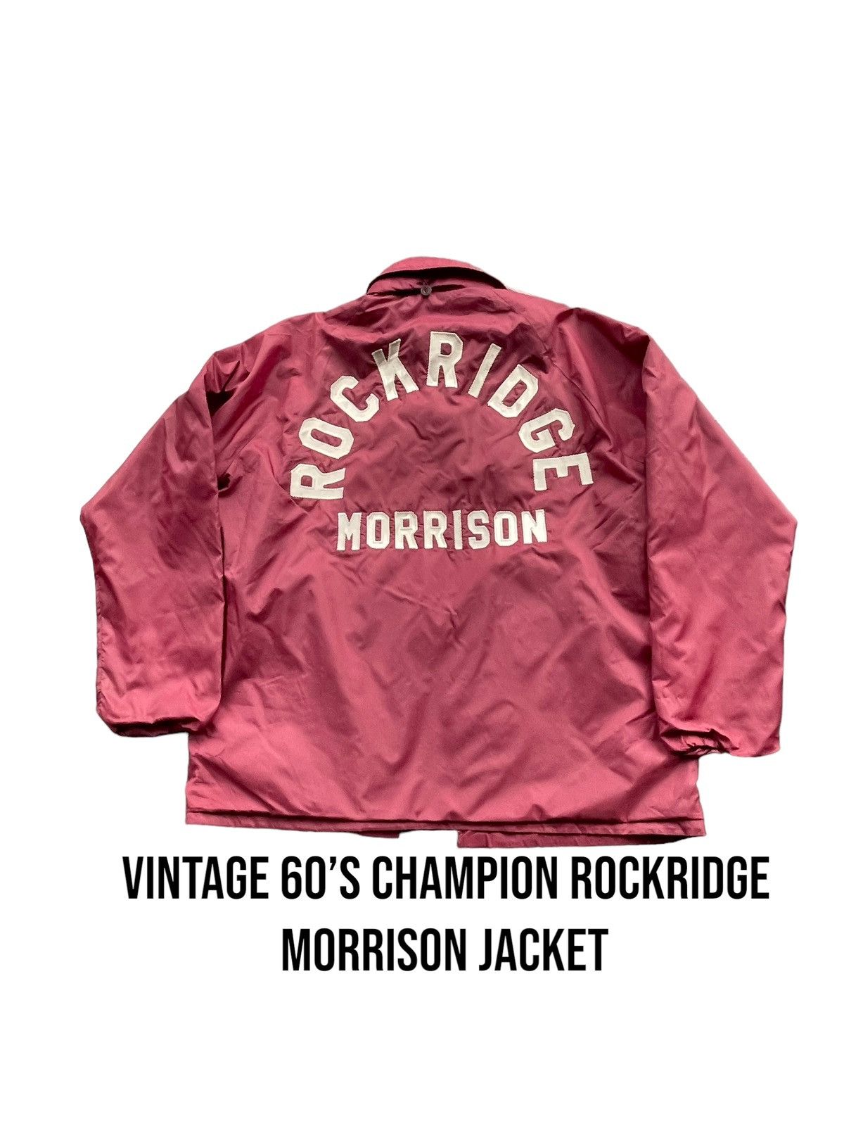 image of Vintage 1960 Champion Rockridge Morrison Jacket, Men's (Size Large)