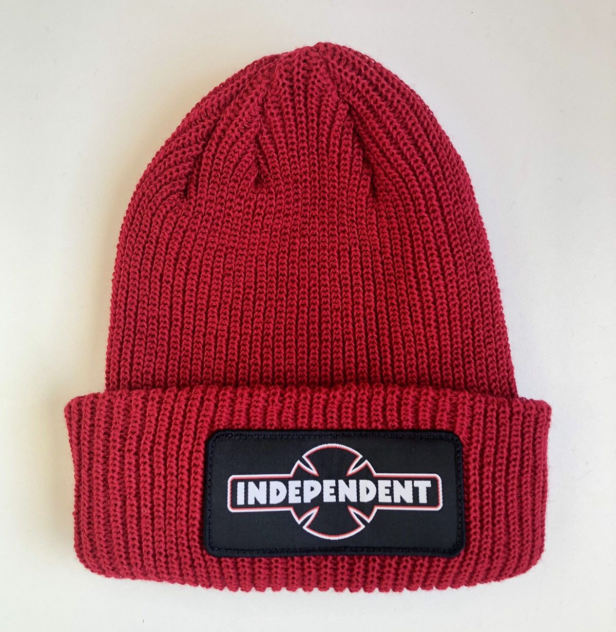 Independent Truck Co. Independent Big Patch Beanie RED Size ONE SIZE - 1 Thumbnail