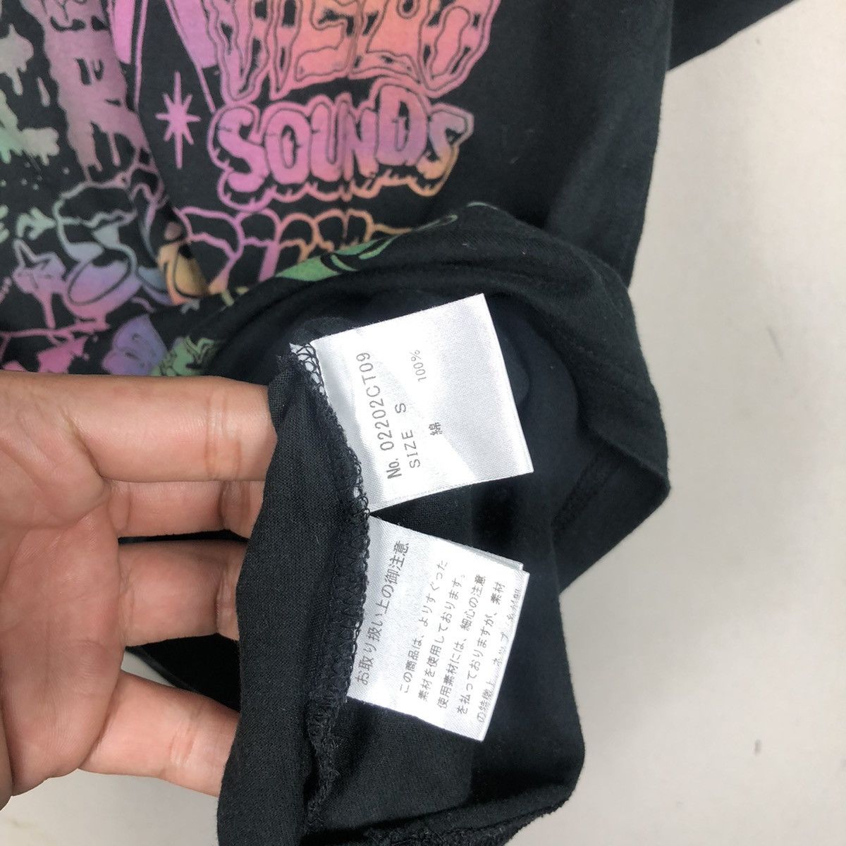 Hysteric Glamour Overprint Black Tee