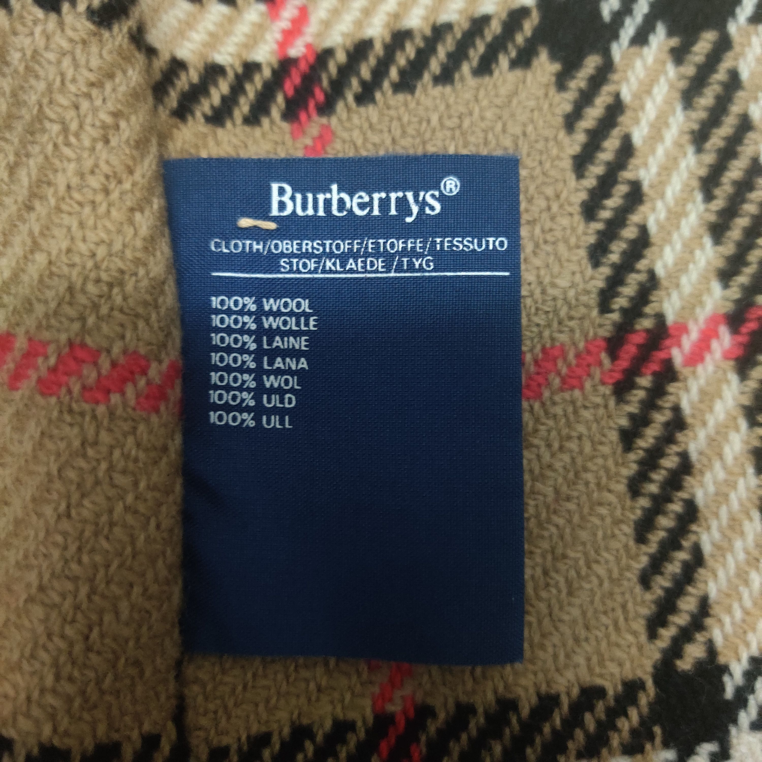 Burberry Vintage Burberrys Lining Inner Nova Check Size US M / EU 48-50 / 2 - 5 Thumbnail