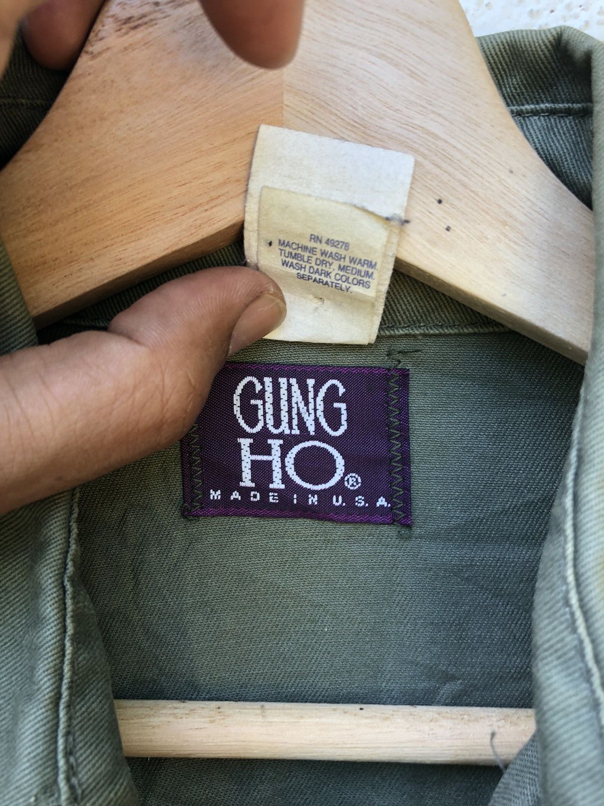 Other Vintage Gung Ho Military Jacket Made In Usa Size US M / EU 48-50 / 2 - 6 Thumbnail